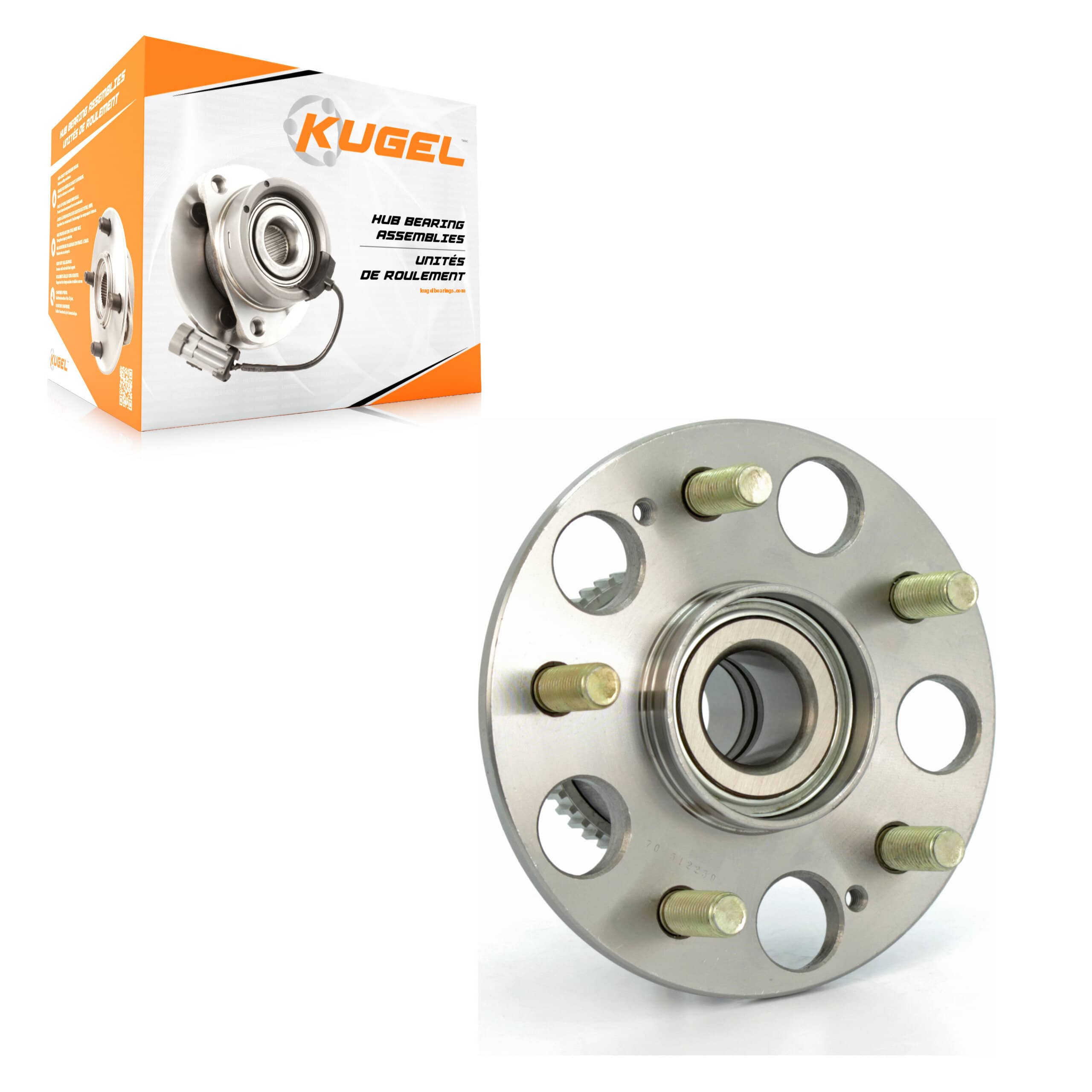 Kugel - 70-512259 - Rear Wheel Bearing and Hub Assembly