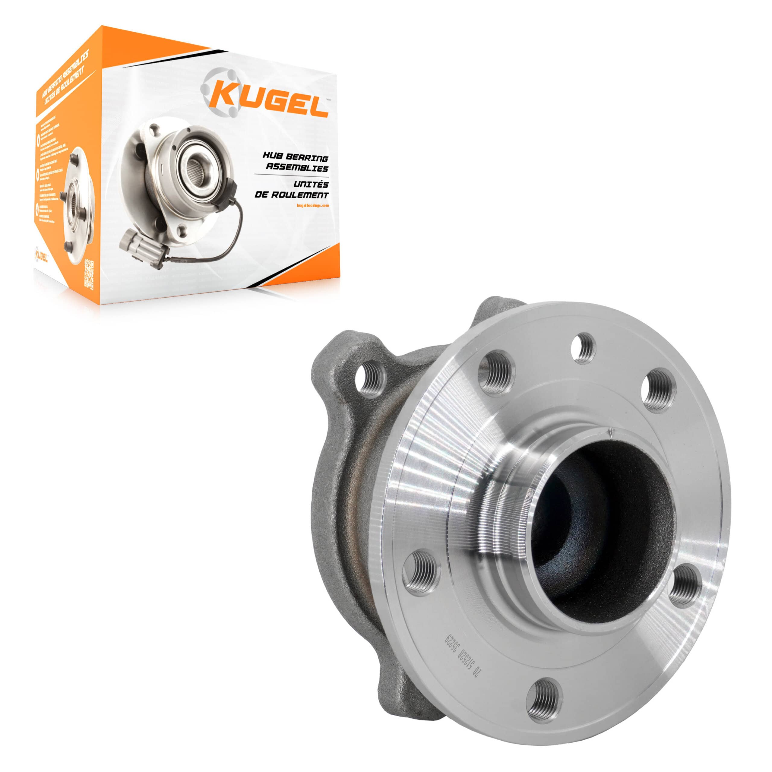 Kugel - 70-512528 - Rear Wheel Bearing and Hub Assembly