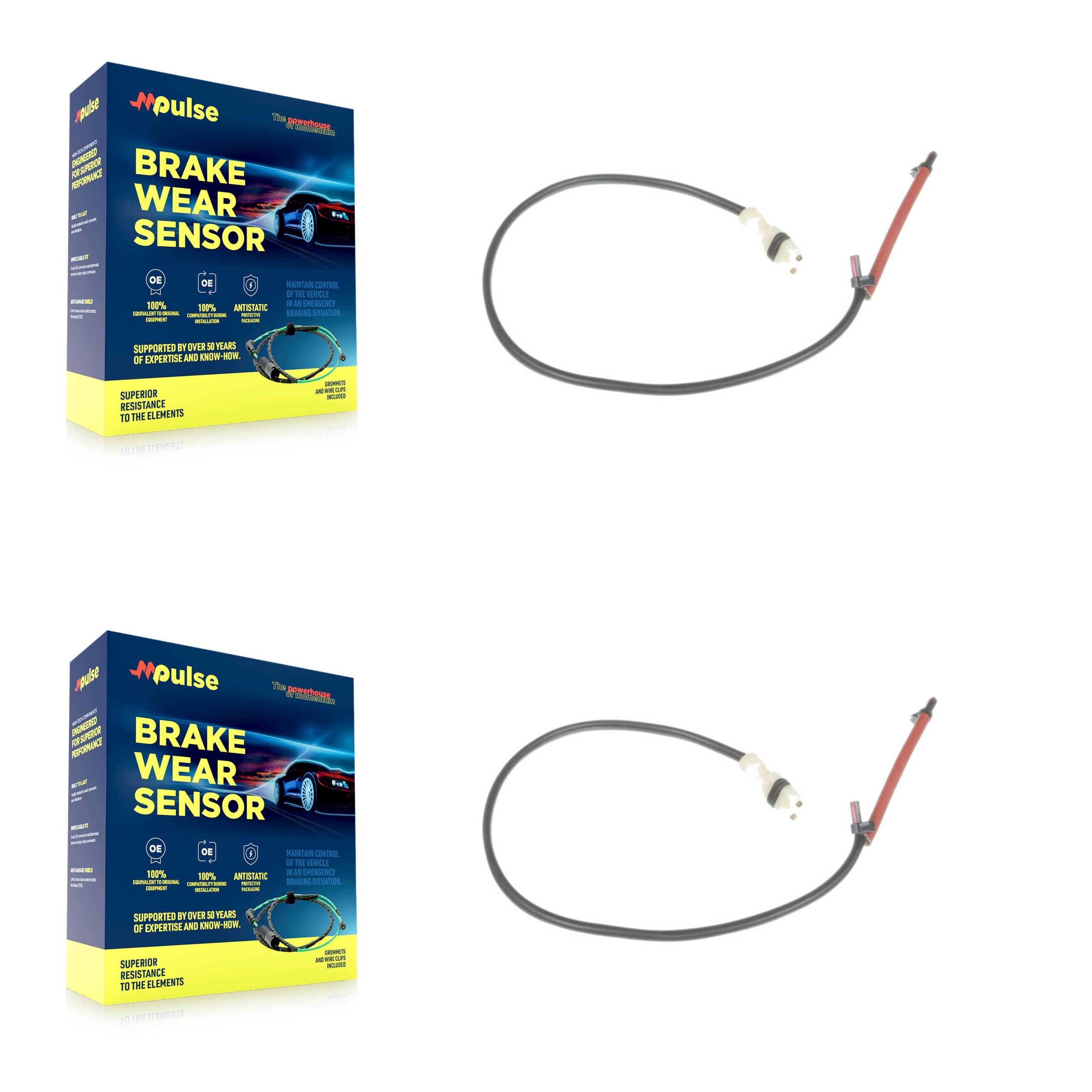Mpulse - KSE-100003 - Front Disc Brake Pad Wear Sensor Kits