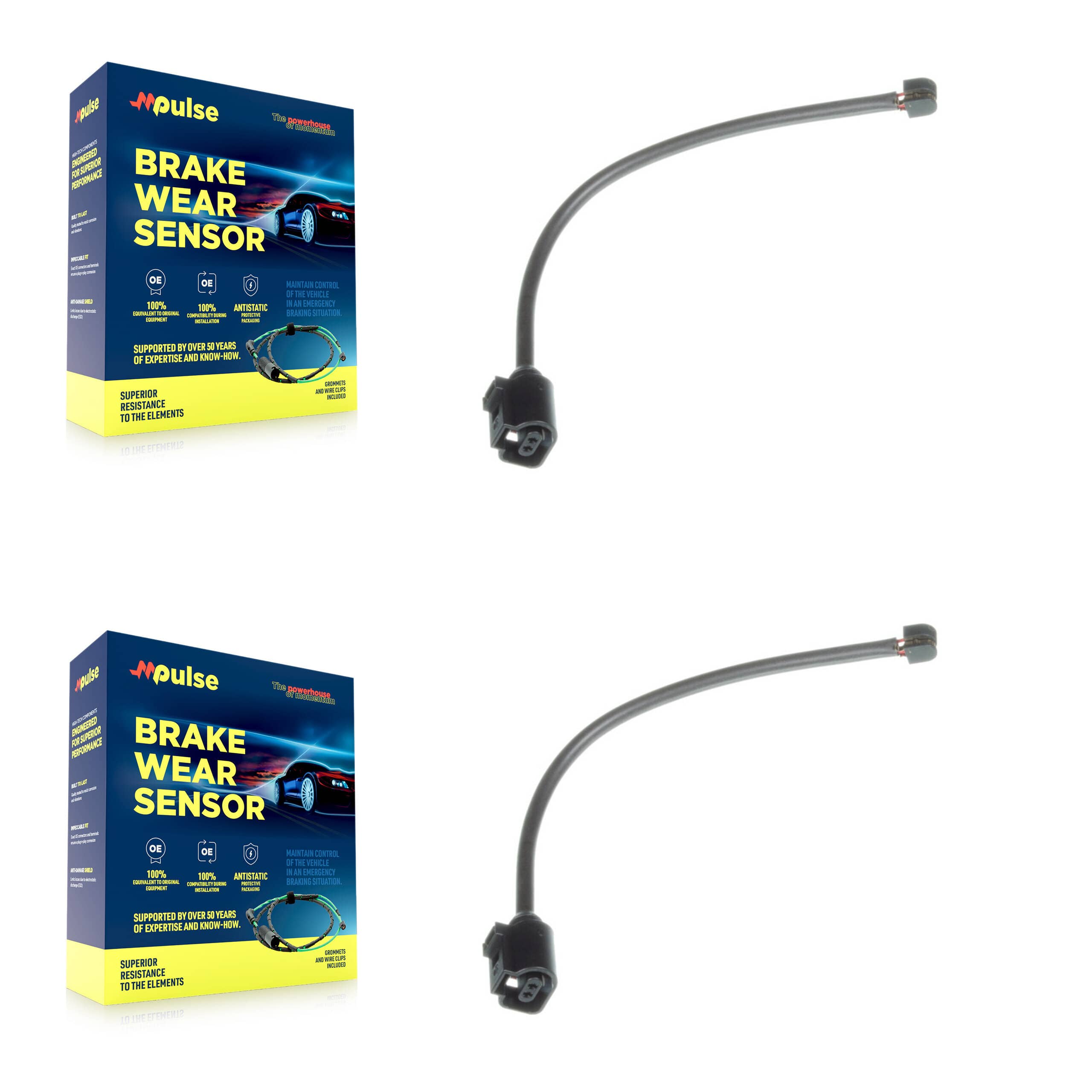 Mpulse - KSE-100005 - Front Disc Brake Pad Wear Sensor Kits