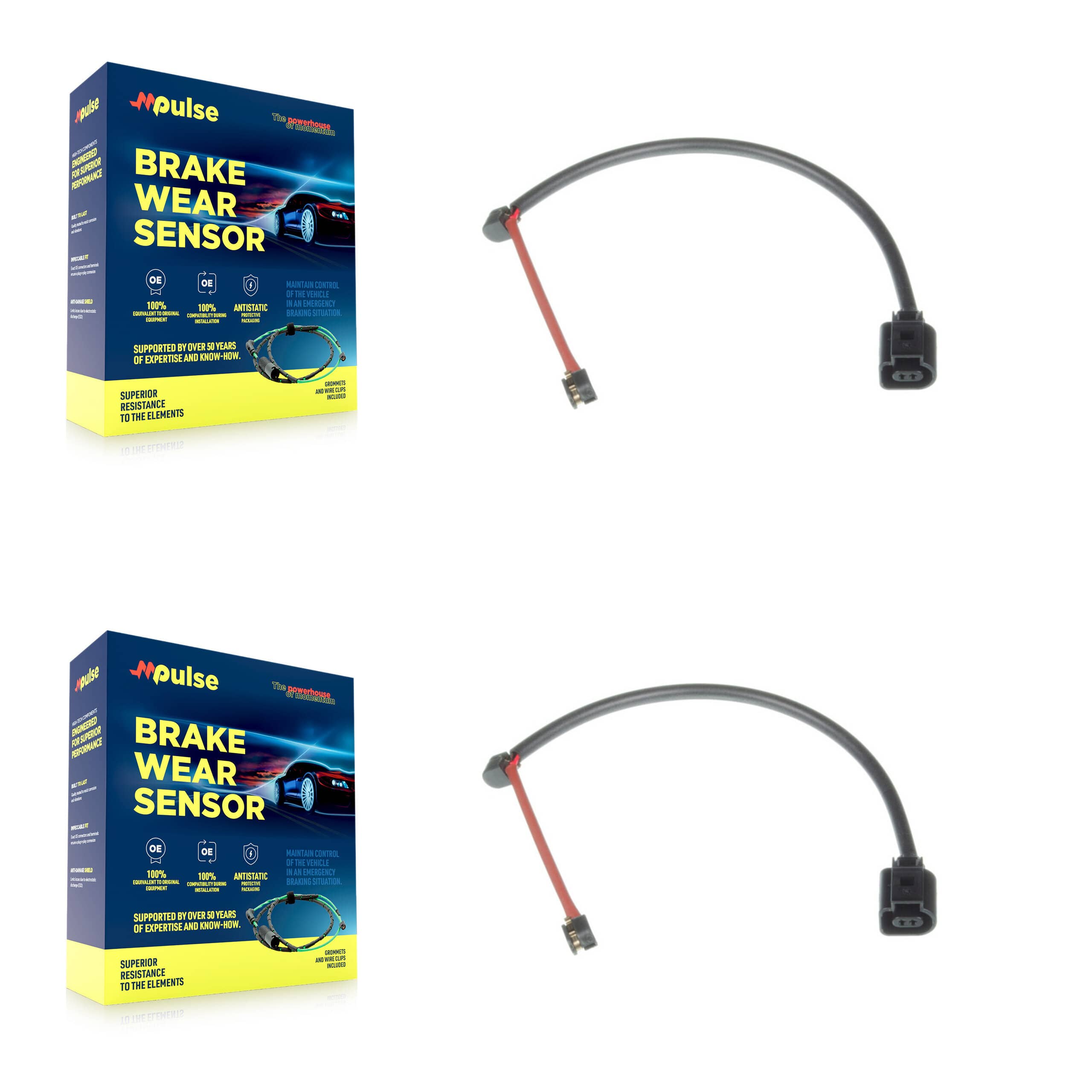 Mpulse - KSE-100006 - Front Disc Brake Pad Wear Sensor Kits