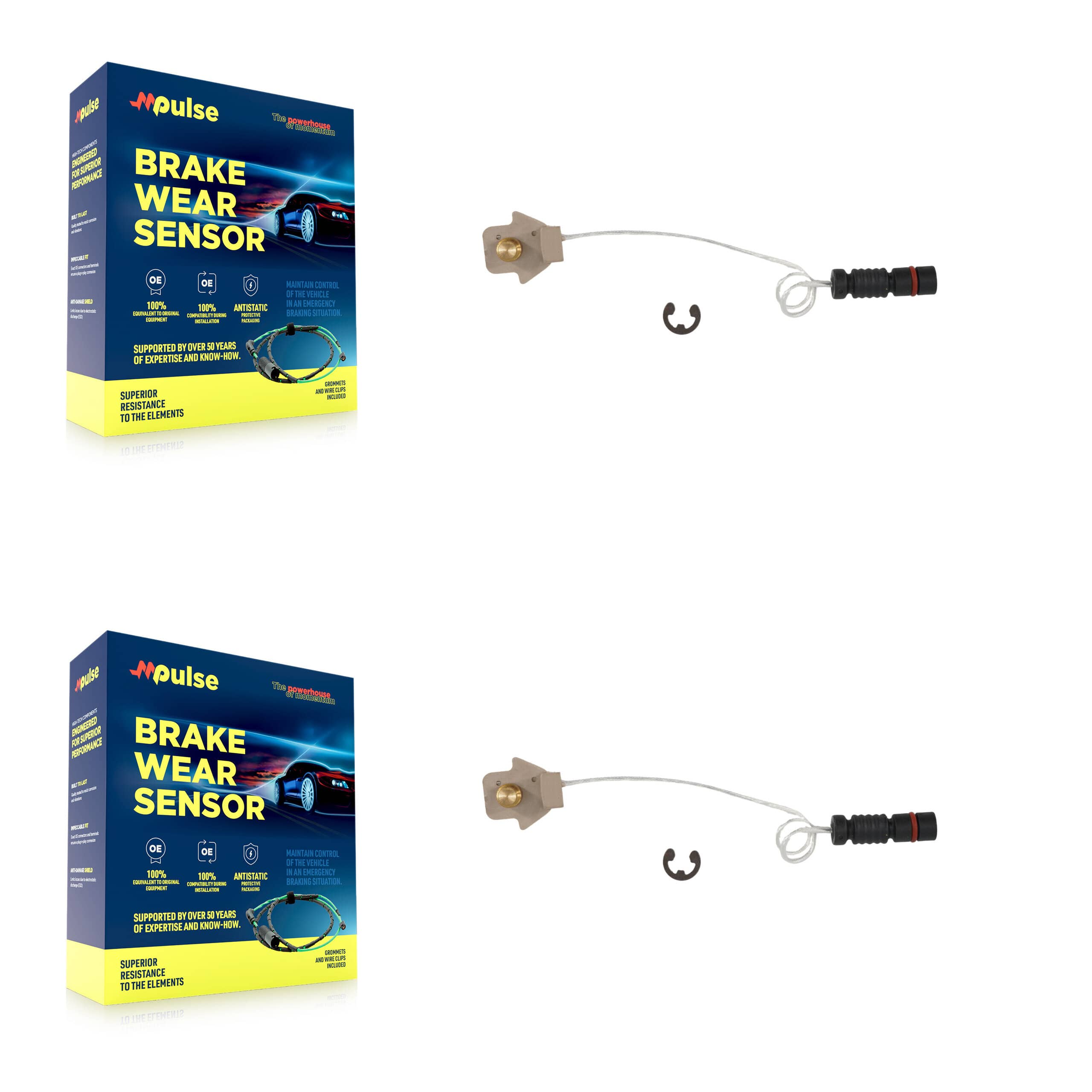 Mpulse - KSE-100008 - Front Disc Brake Pad Wear Sensor Kits