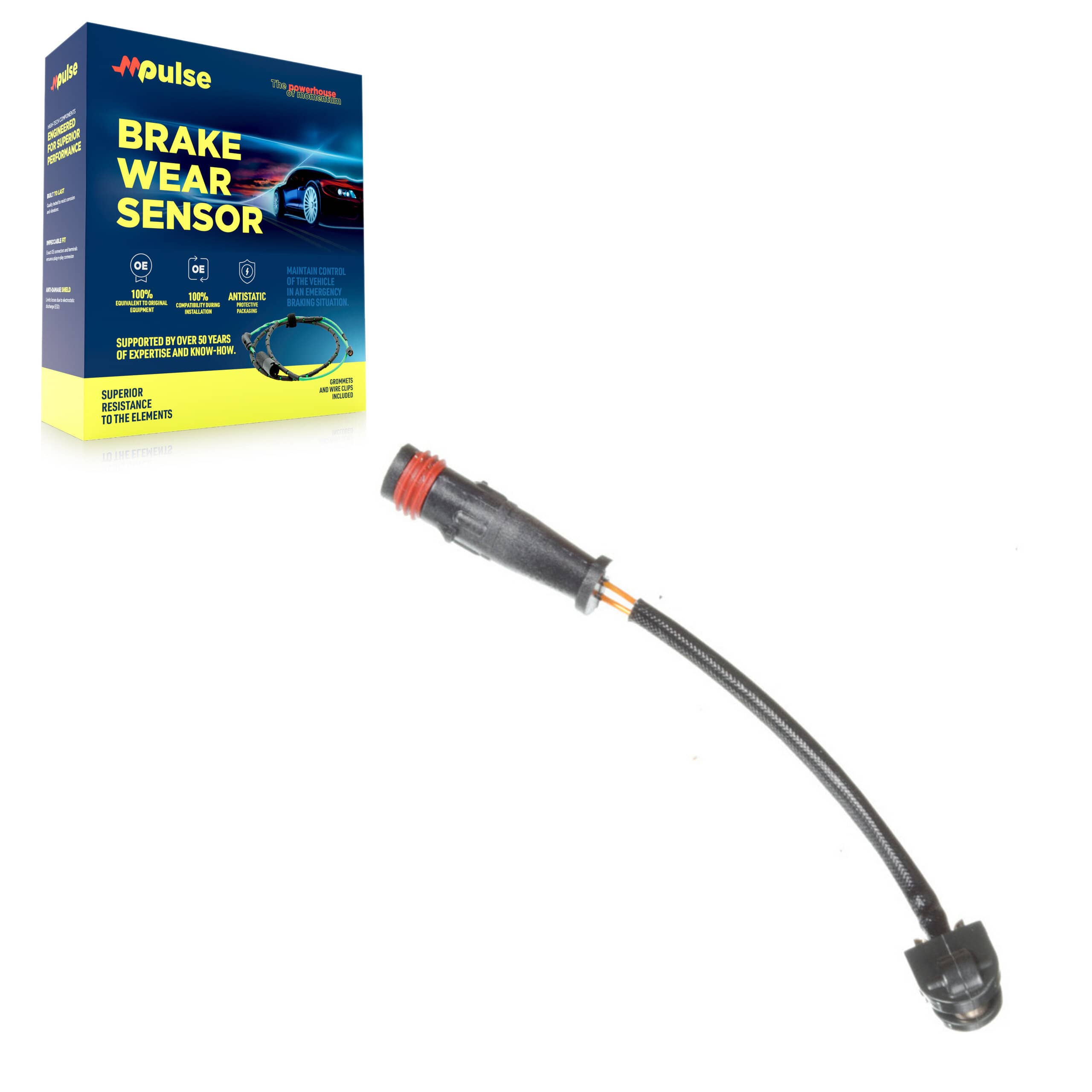 Mpulse - SEN-2BWS0166 - Front Disc Brake Pad Wear Sensor