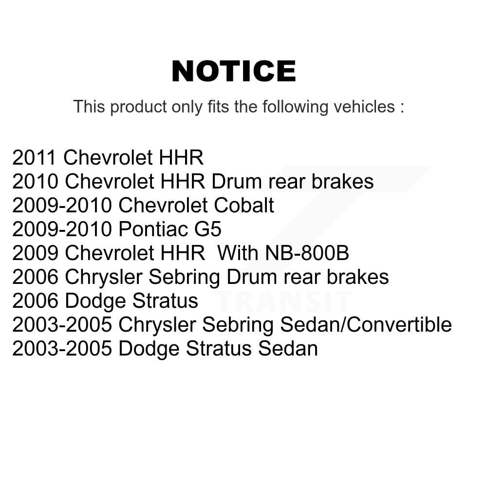 Top Quality - 13-H7326 - Rear Drum Brake Hardware Kit image 6