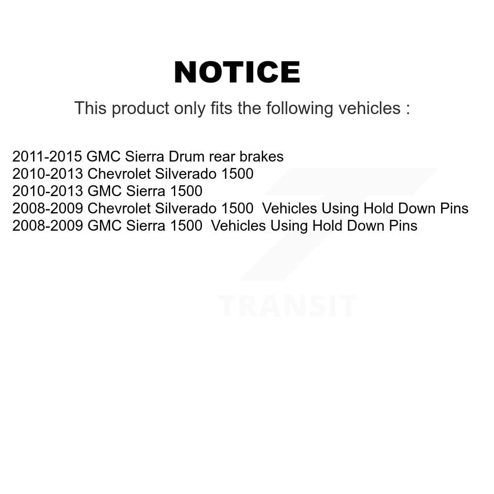 Top Quality - 13-H7365 - Rear Drum Brake Hardware Kit image 6