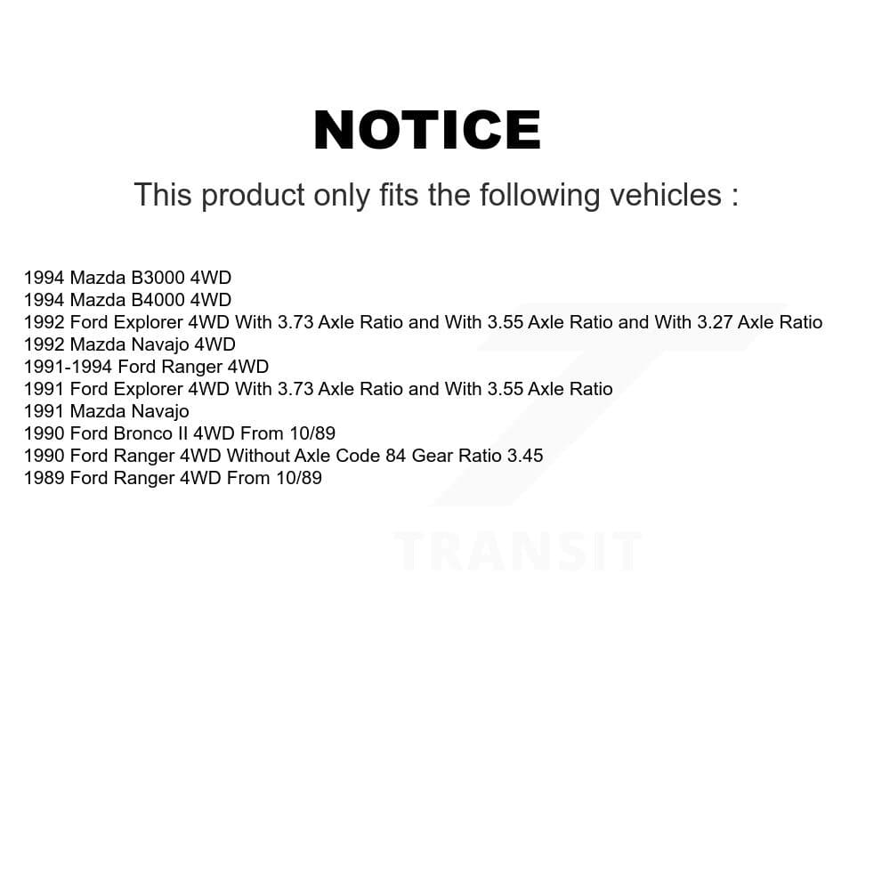 CMX - K8-100017 - Front Disc Brake Rotor and Hub Assembly Kits image 13