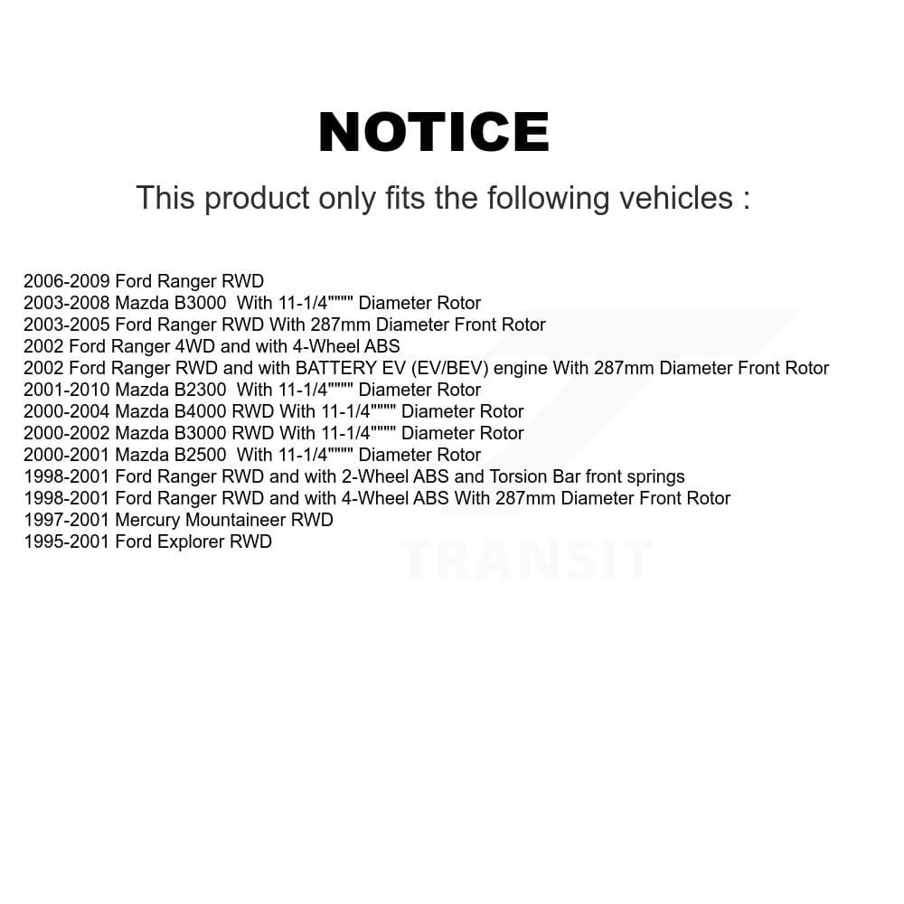 CMX - K8-100026 - Front Disc Brake Rotor and Hub Assembly Kits image 13