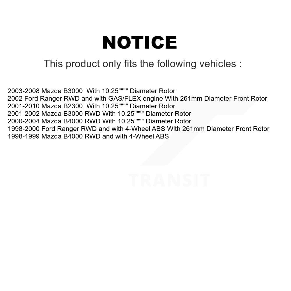 CMX - K8-100028 - Front Disc Brake Rotor and Hub Assembly Kits image 13