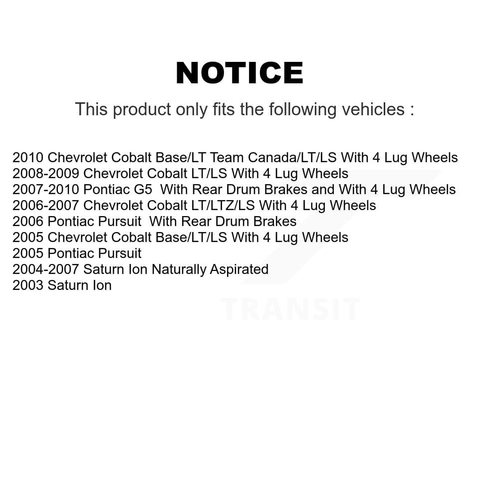 CMX - K8-100080 - Front Disc Brake Rotor Kits image 13