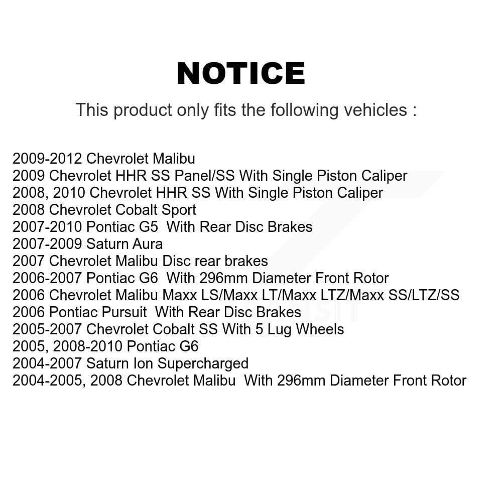 CMX - K8-100081 - Front Disc Brake Rotor Kits image 13