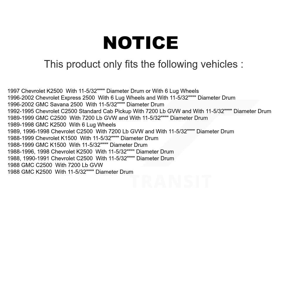 CMX - K8-101847 - Rear Brake Drum Kits image 8