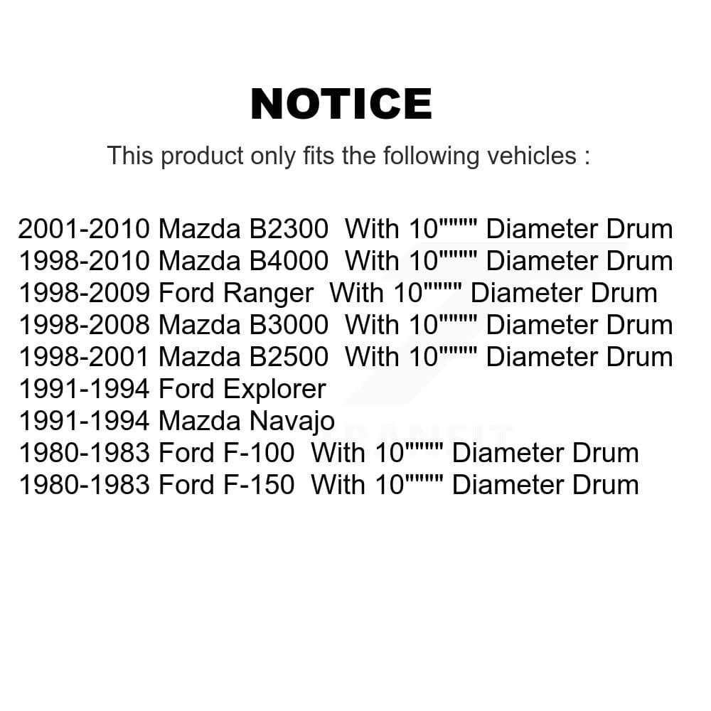 CMX - K8-101854 - Rear Brake Drum Kits image 8