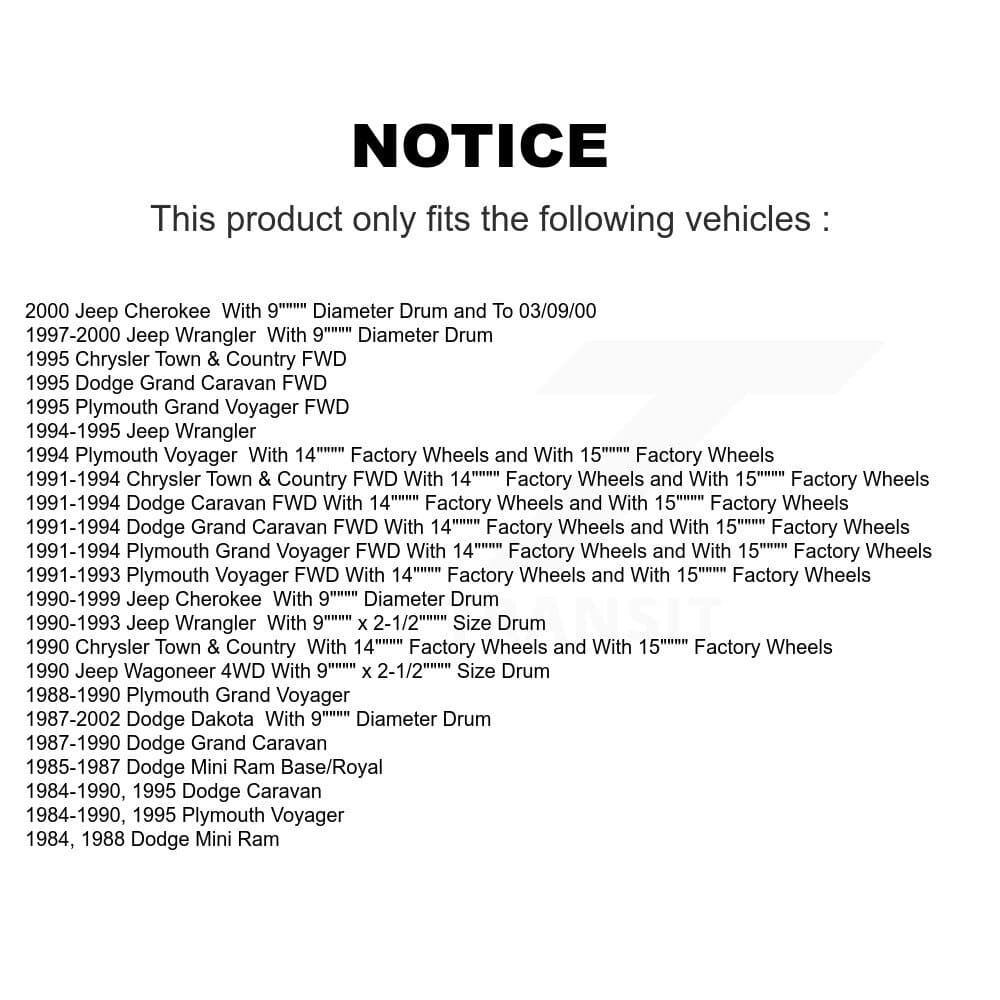 Top Quality - KNH-100123 - Rear Drum Brake Shoe Kits image 12