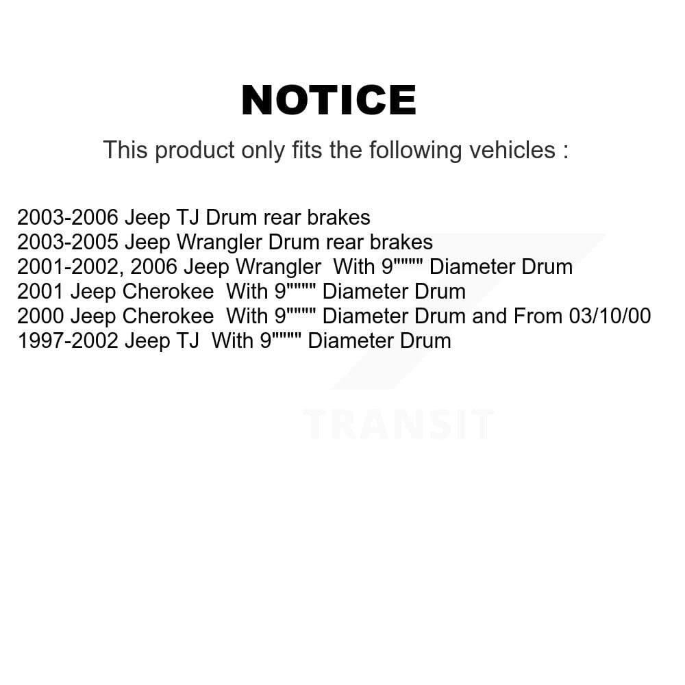 Top Quality - KNH-100125 - Rear Drum Brake Shoe Kits image 12