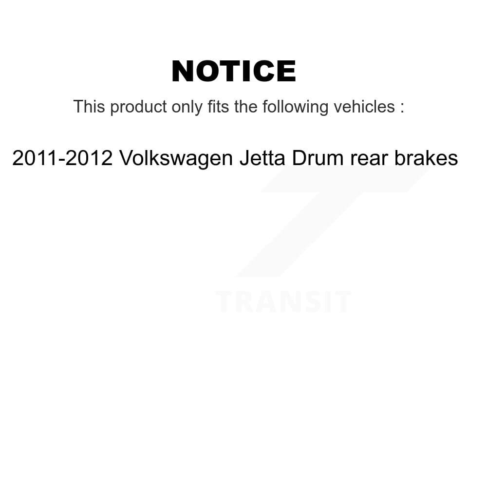Top Quality - KNH-100131 - Rear Drum Brake Shoe Kits image 12