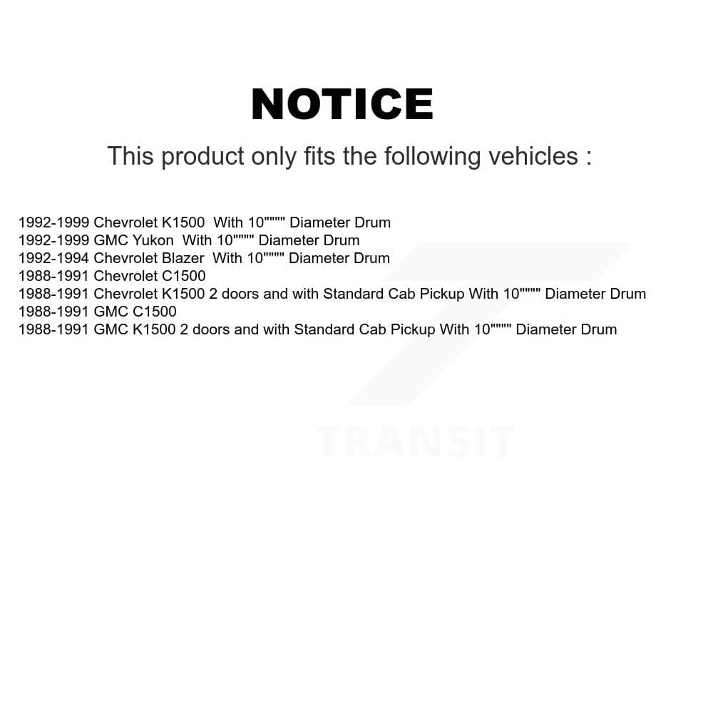 Top Quality - KNH-100144 - Rear Drum Brake Shoe Kits image 12