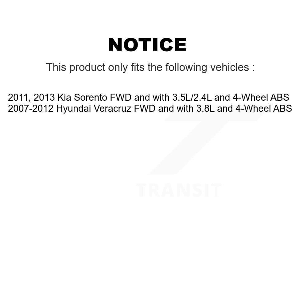 Mpulse - SEN-2ABS2447 - Rear Left ABS Wheel Speed Sensor Wiring Harness image 2