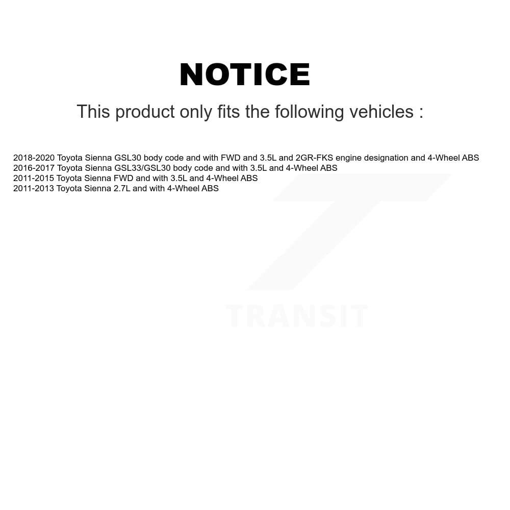 Mpulse - SEN-2ABS2511 - Rear Right ABS Wheel Speed Sensor Wiring Harness image 2