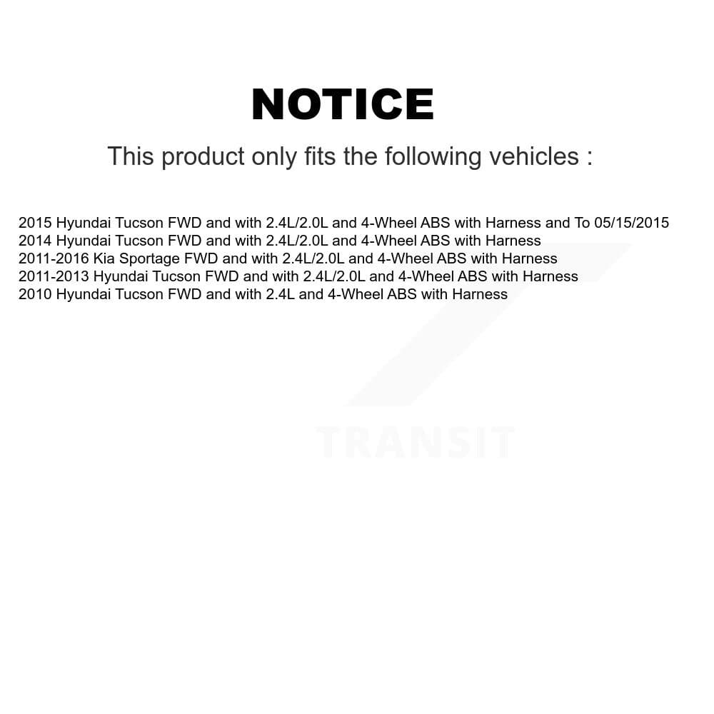 Mpulse - SEN-2ABS2632 - Rear Left ABS Wheel Speed Sensor image 2