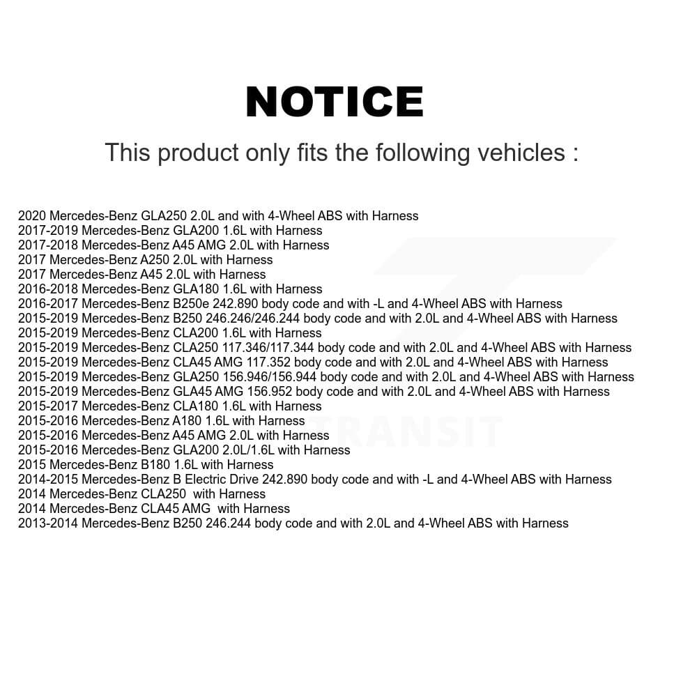 Mpulse - SEN-2ABS3030 - Front ABS Wheel Speed Sensor image 2
