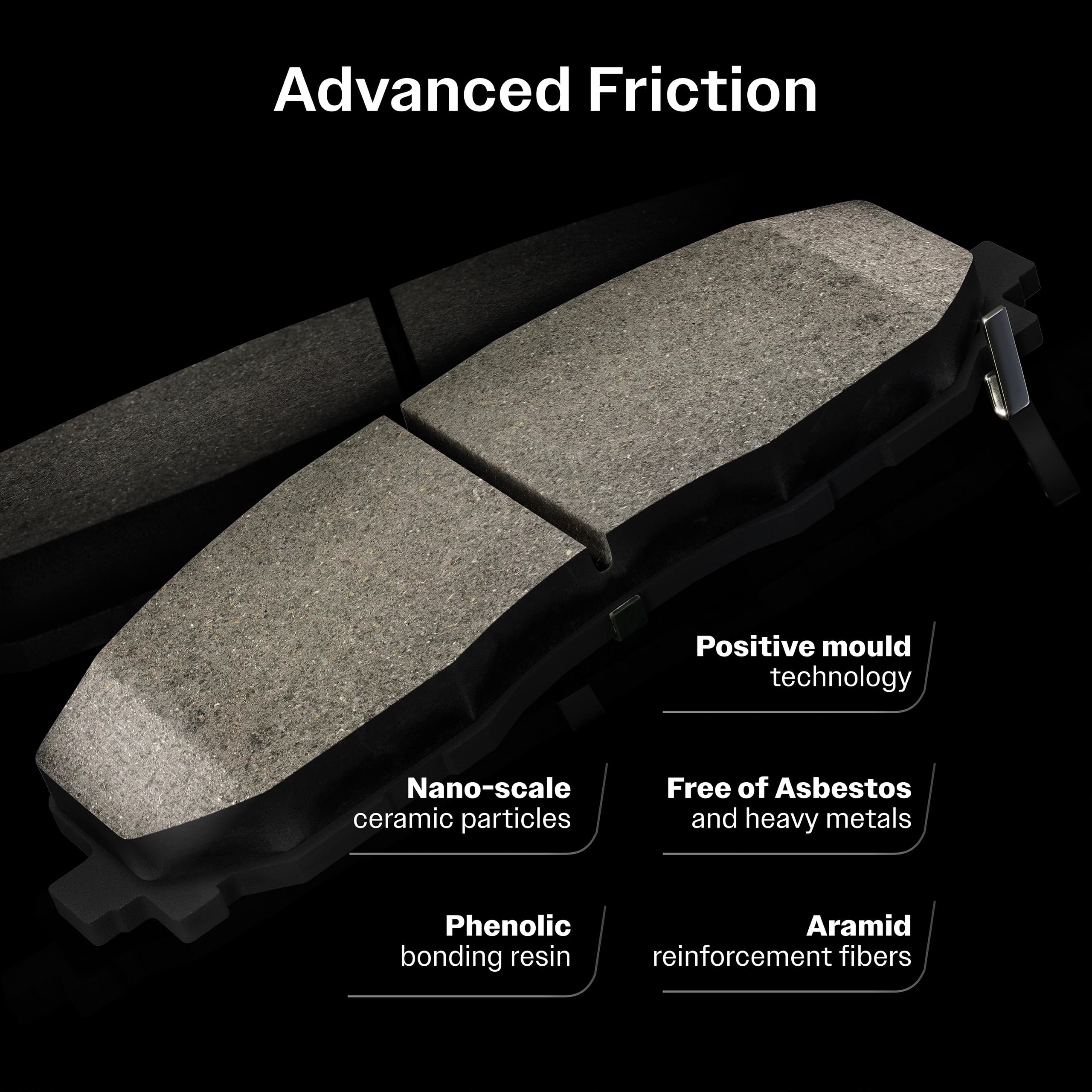 TEC - TEC-2065 - Front Disc Brake Pad image 6