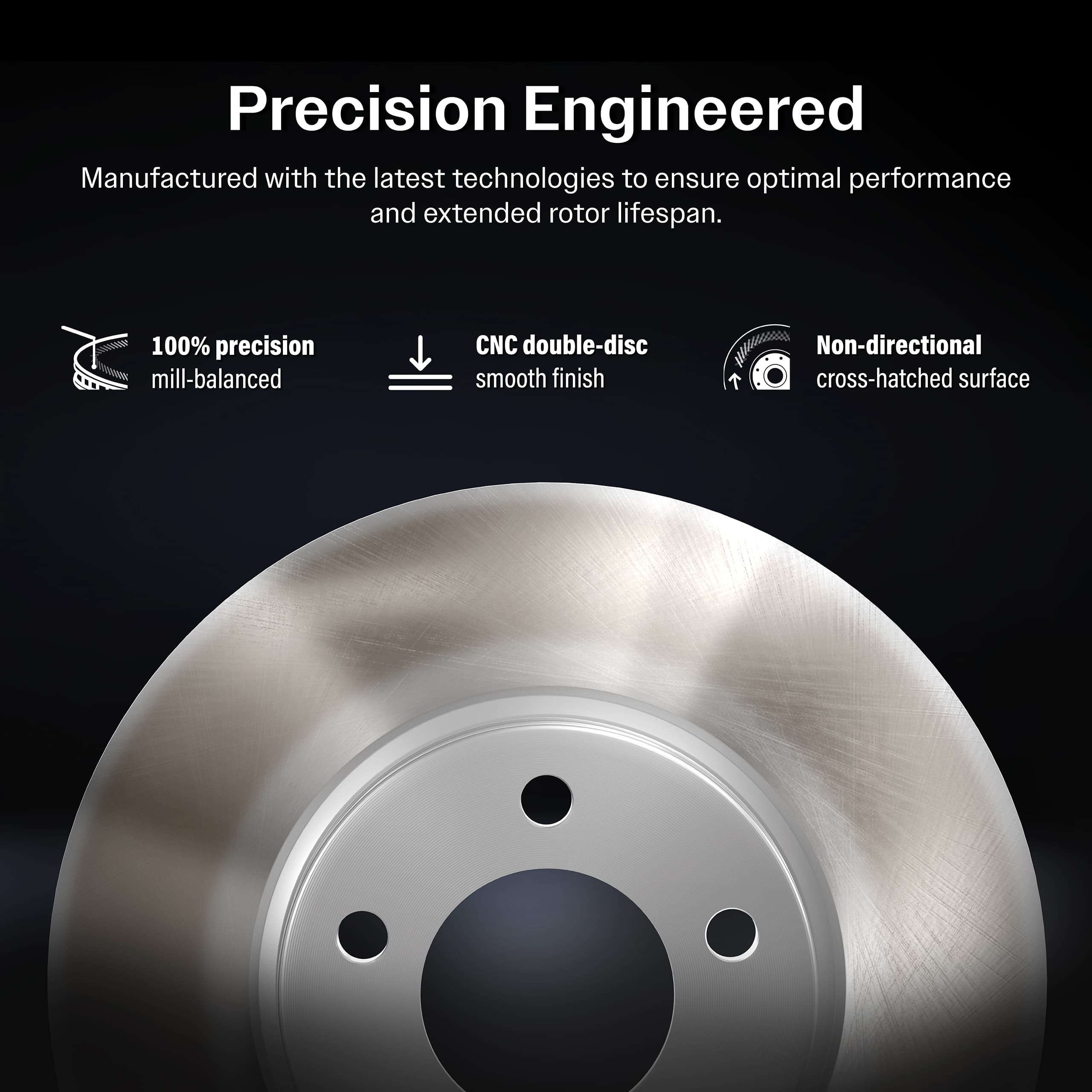Genius - GCR-G8456 - Front Disc Brake Rotor image 5