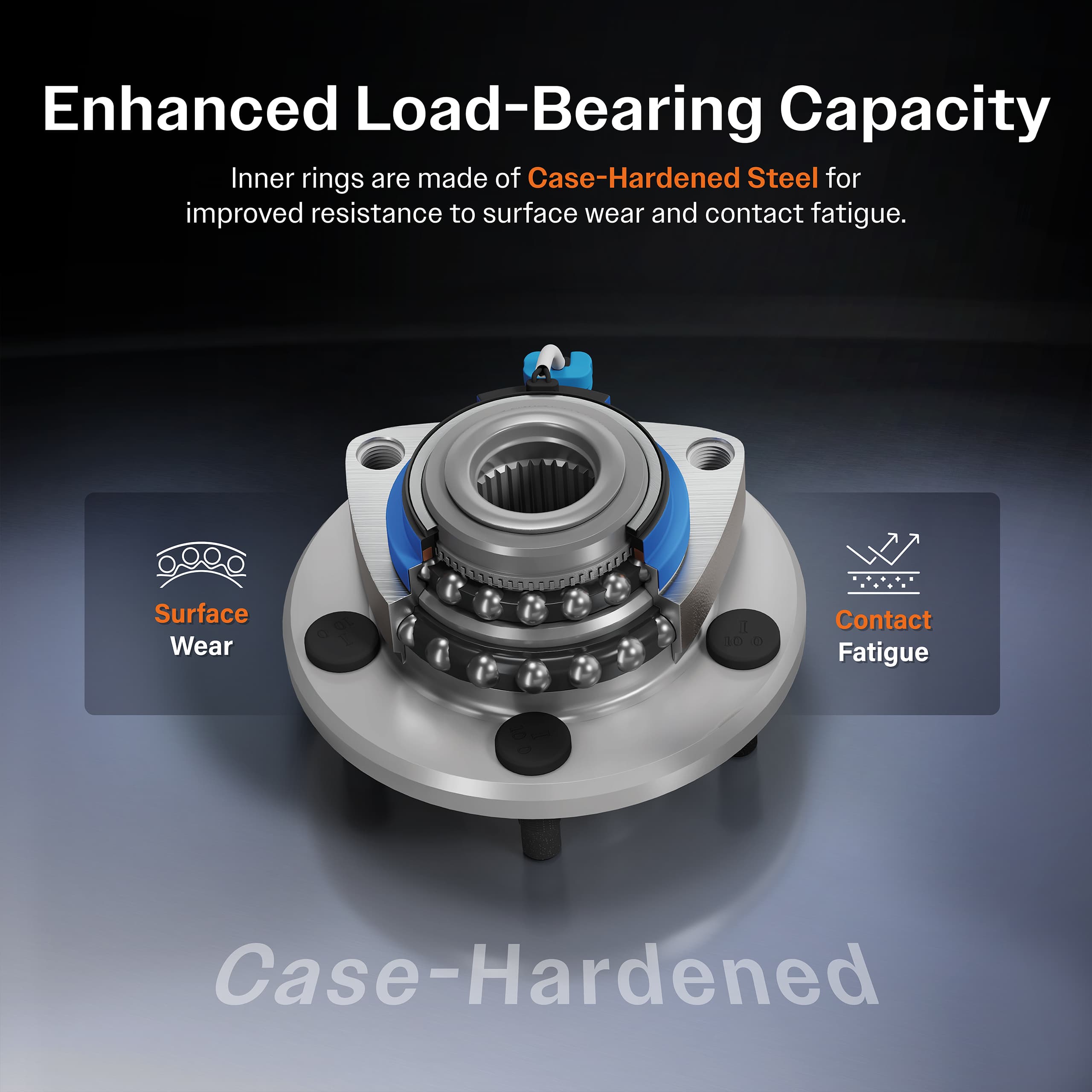 Kugel - 70-513402 - Front Wheel Bearing and Hub Assembly image 6