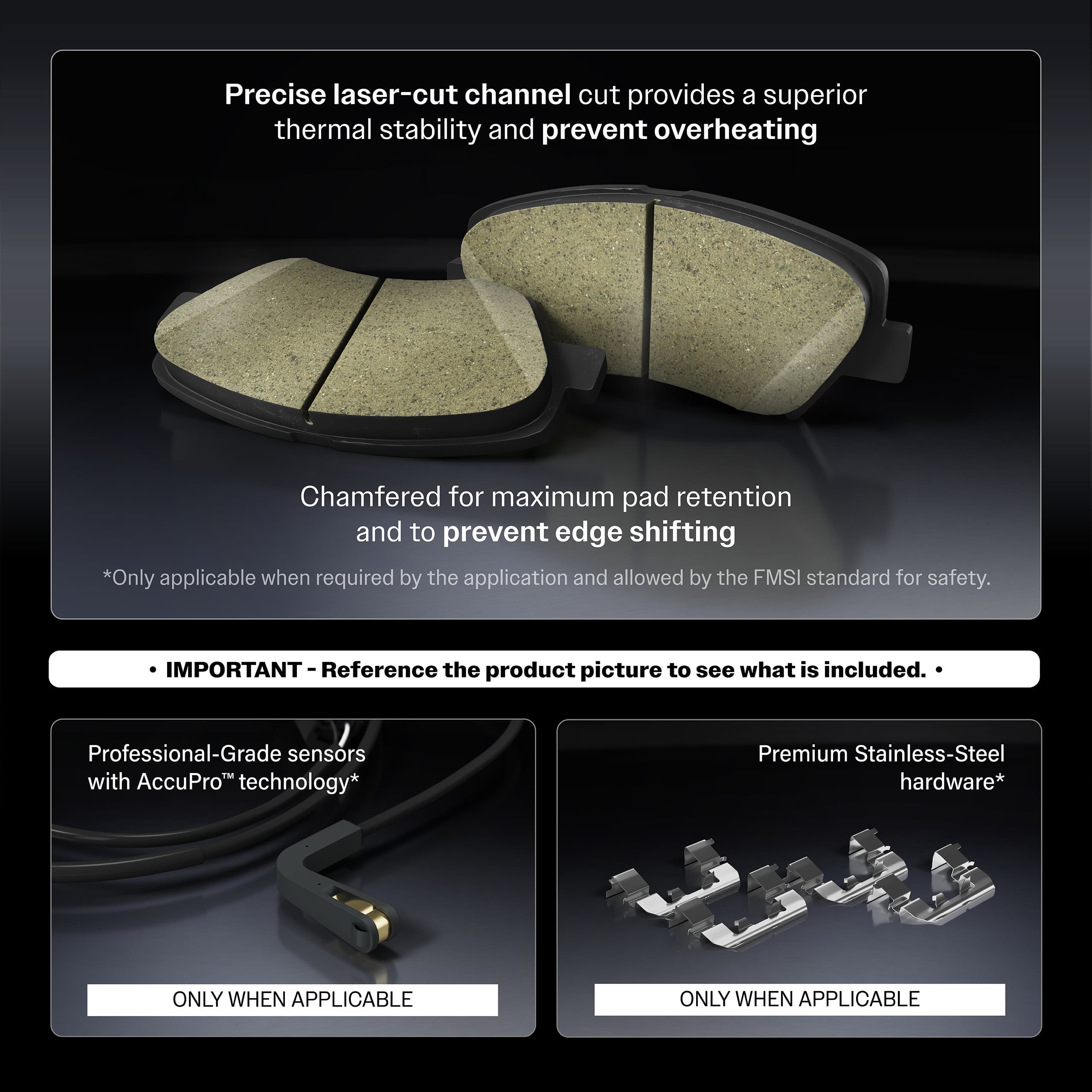 CMX - CMX-D932 - Rear Disc Brake Pad image 3
