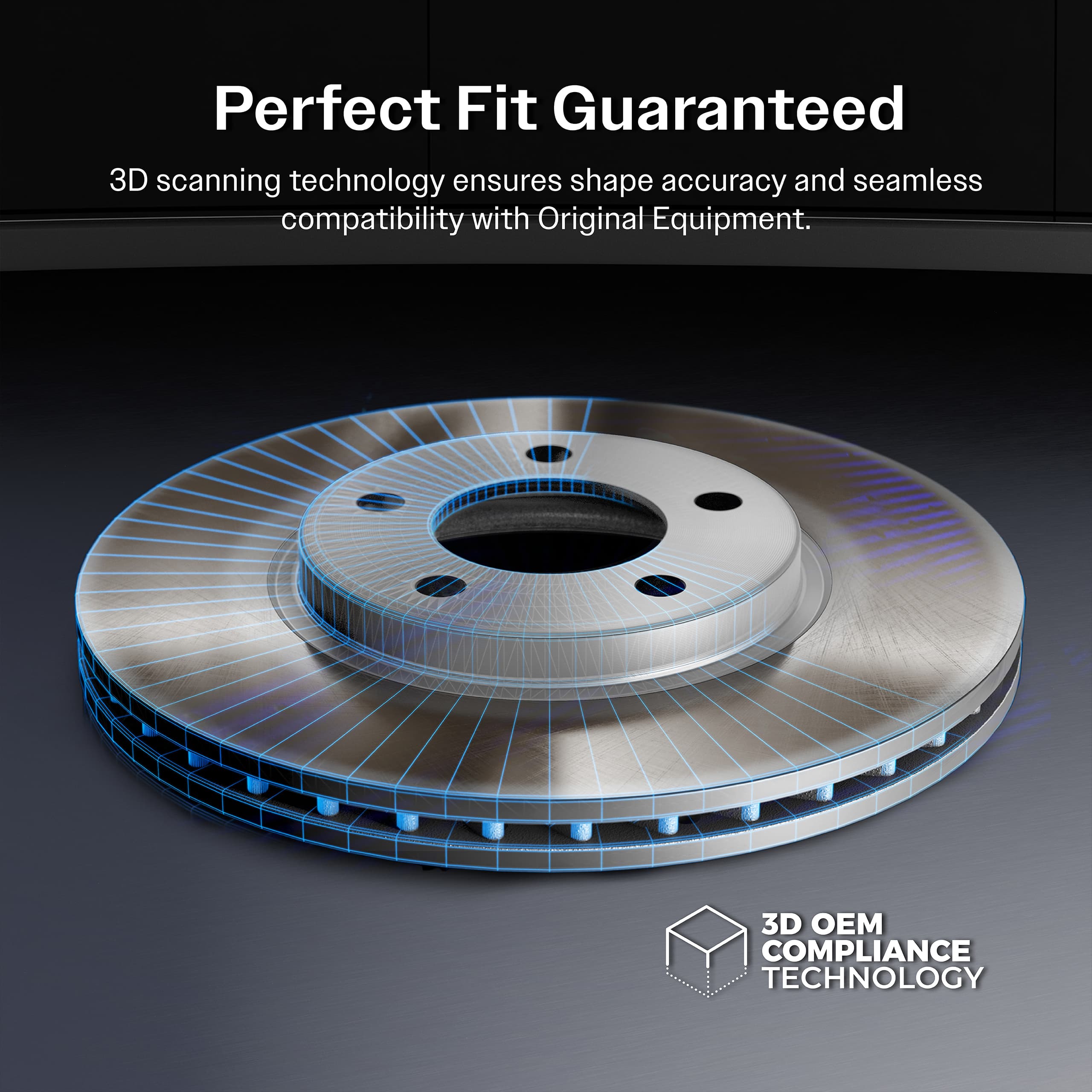 Genius - GCR-G8456 - Front Disc Brake Rotor image 3