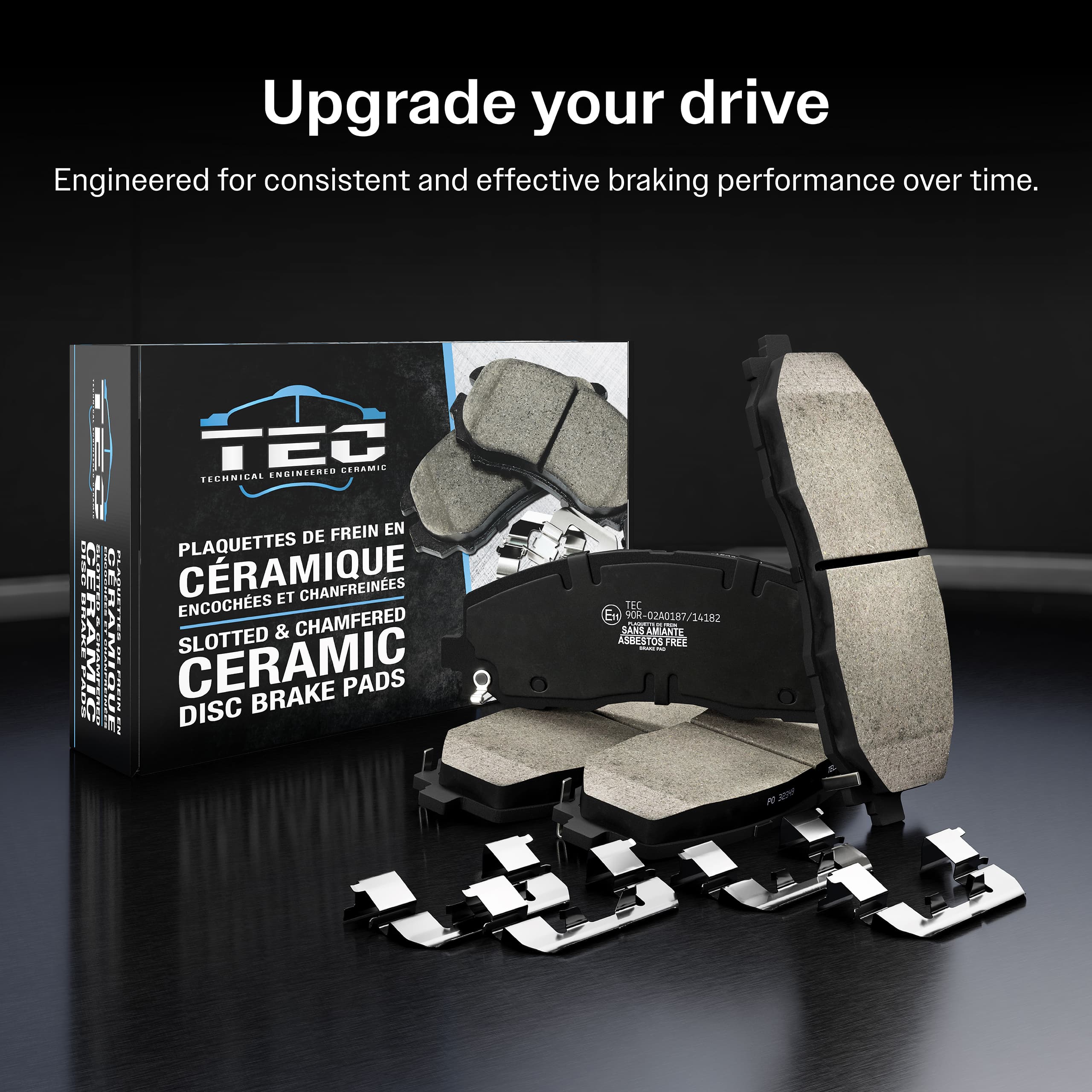 TEC - TEC-2065 - Front Disc Brake Pad image 2