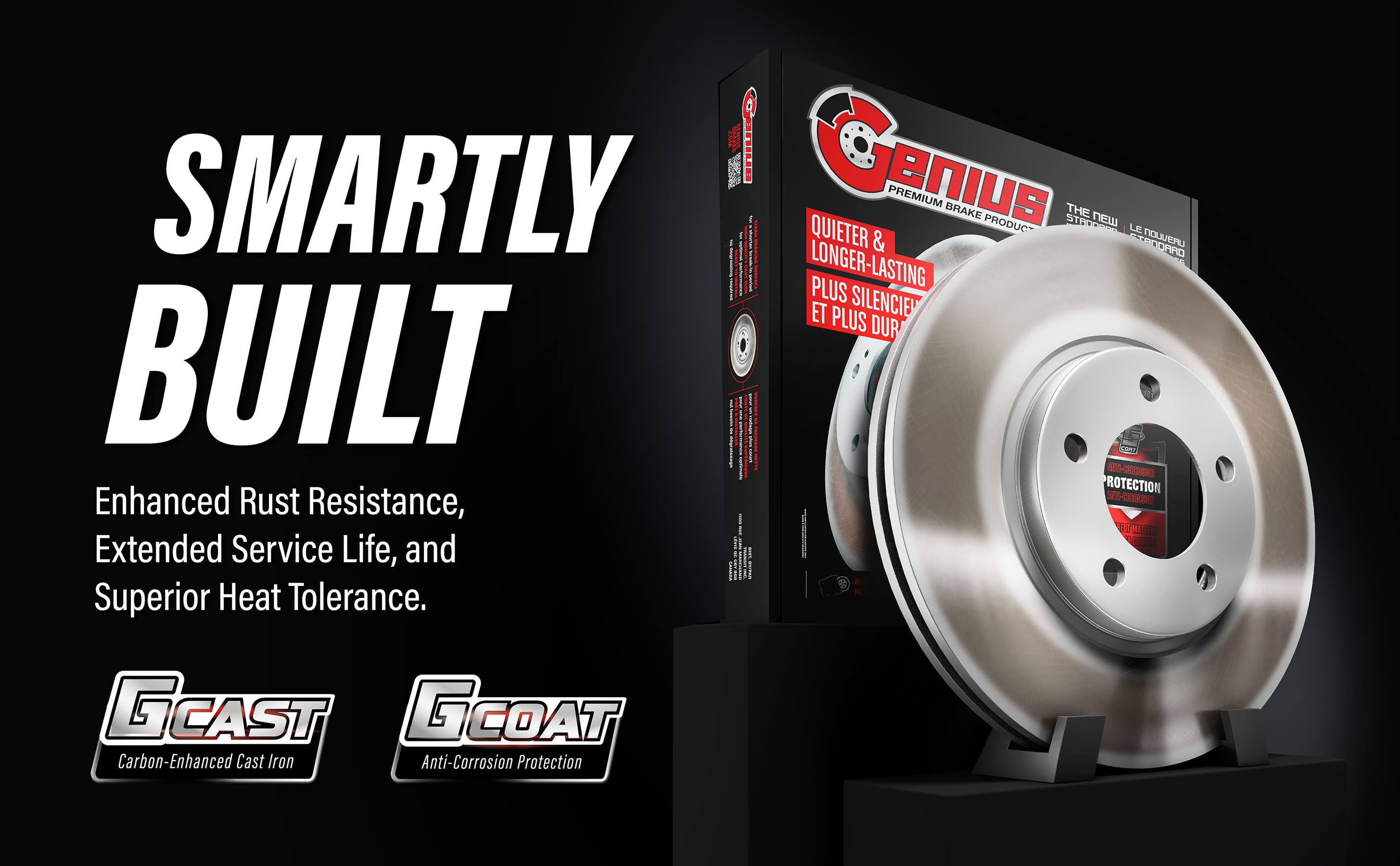 Genius - GCR-G8456 - Front Disc Brake Rotor image 13