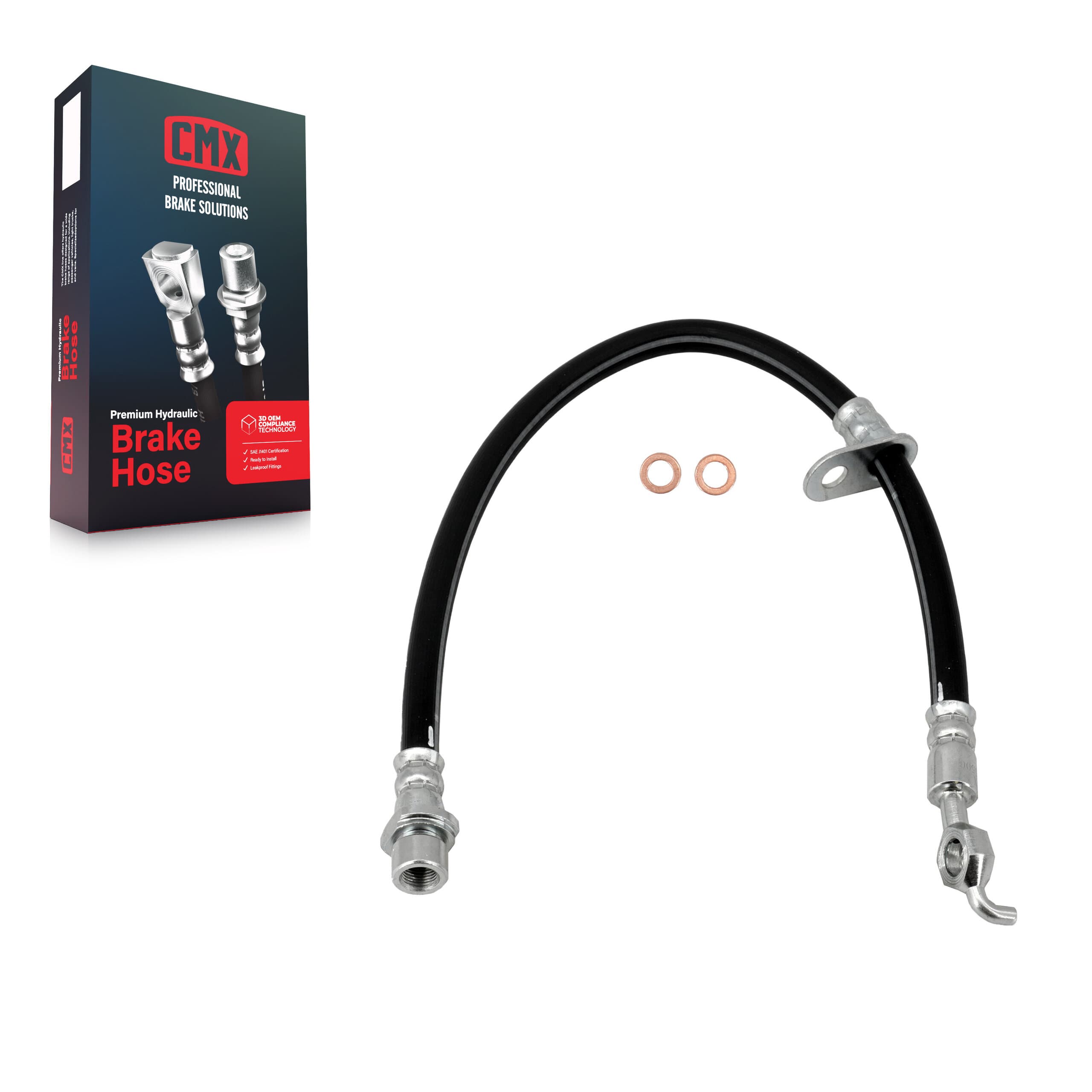 CMX - 12-H380235 - Front Right Brake Hydraulic Hose image 1