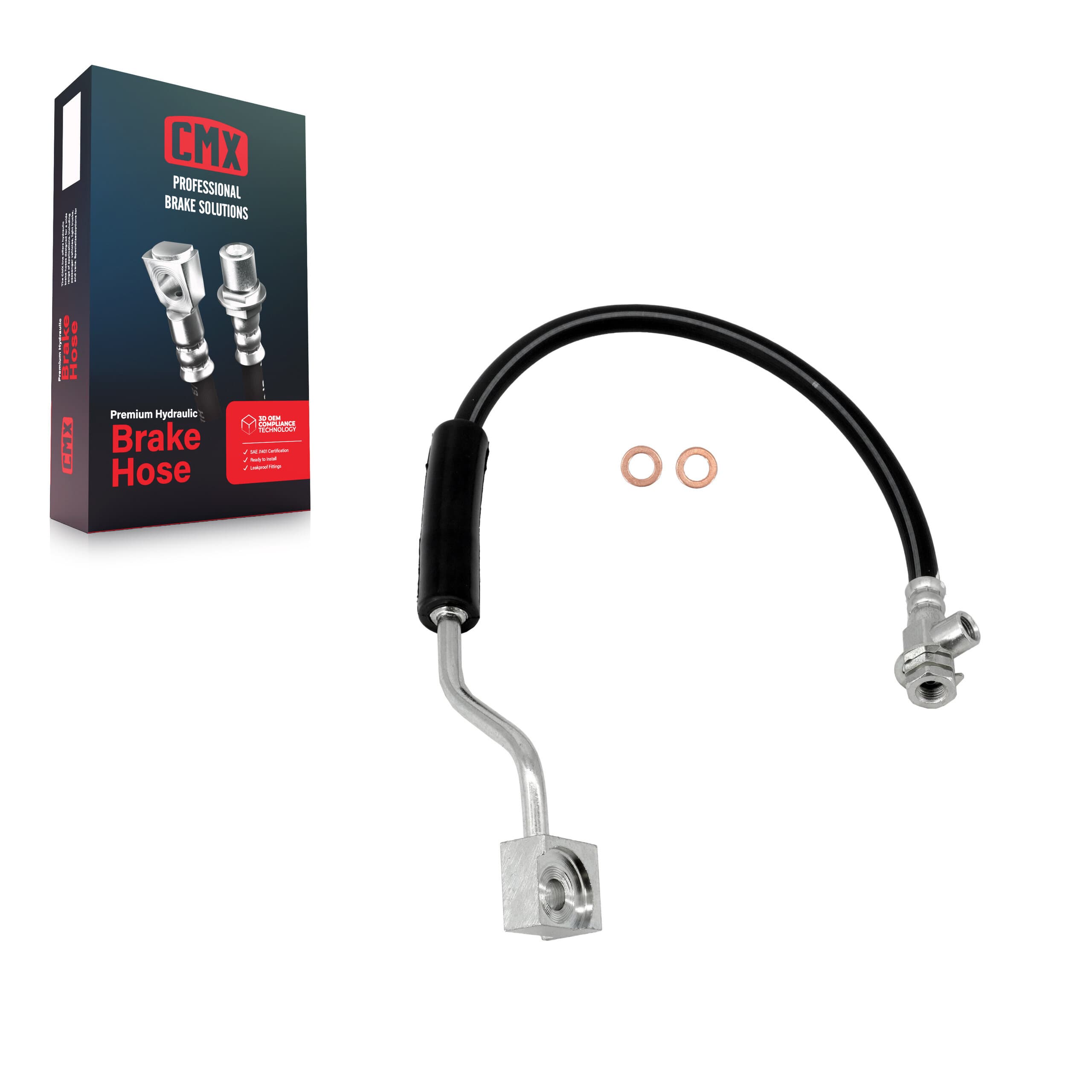 CMX - 12-H380299 - Front Left Brake Hydraulic Hose image 1