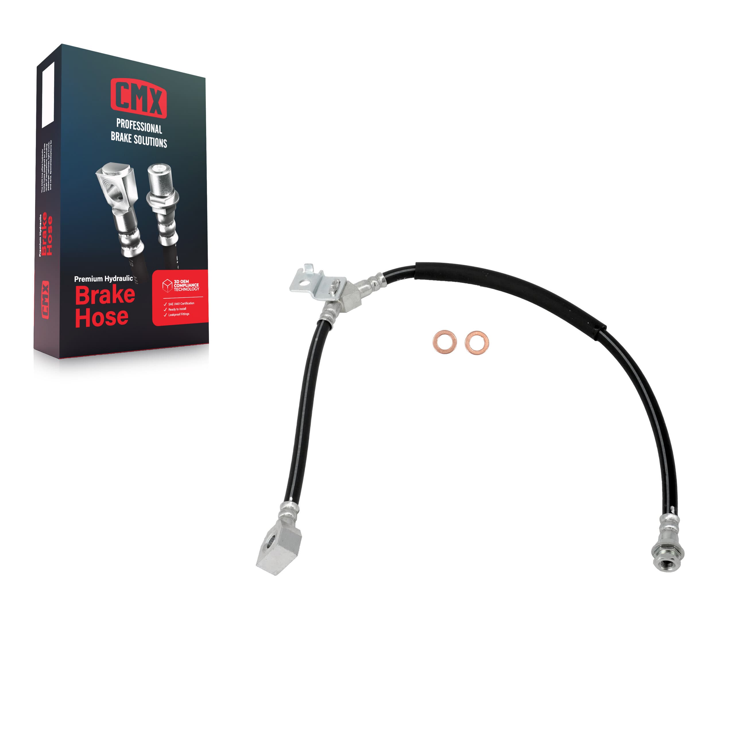 CMX - 12-H380376 - Rear Left Brake Hydraulic Hose image 1