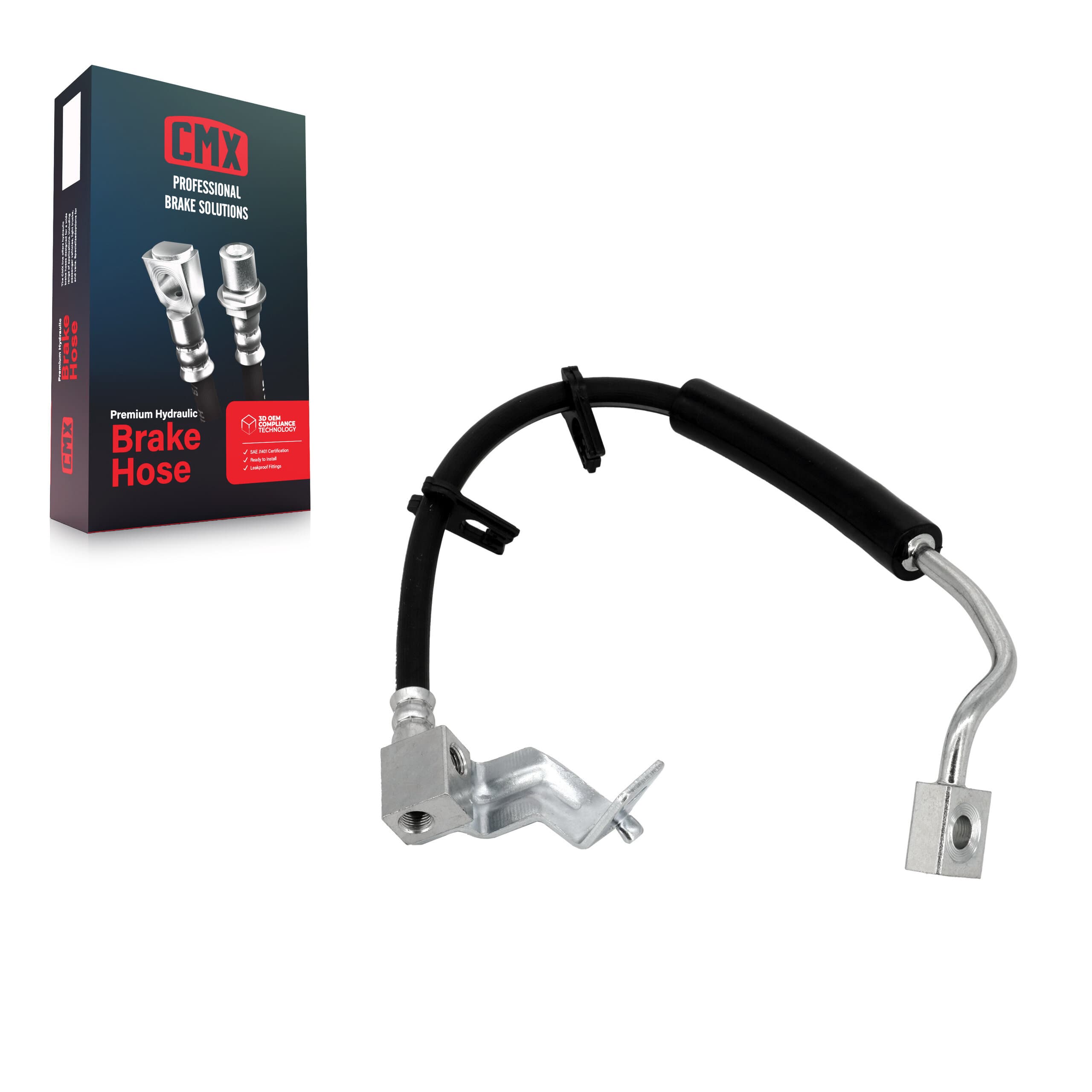 CMX - 12-H380555 - Front Left Brake Hydraulic Hose image 1