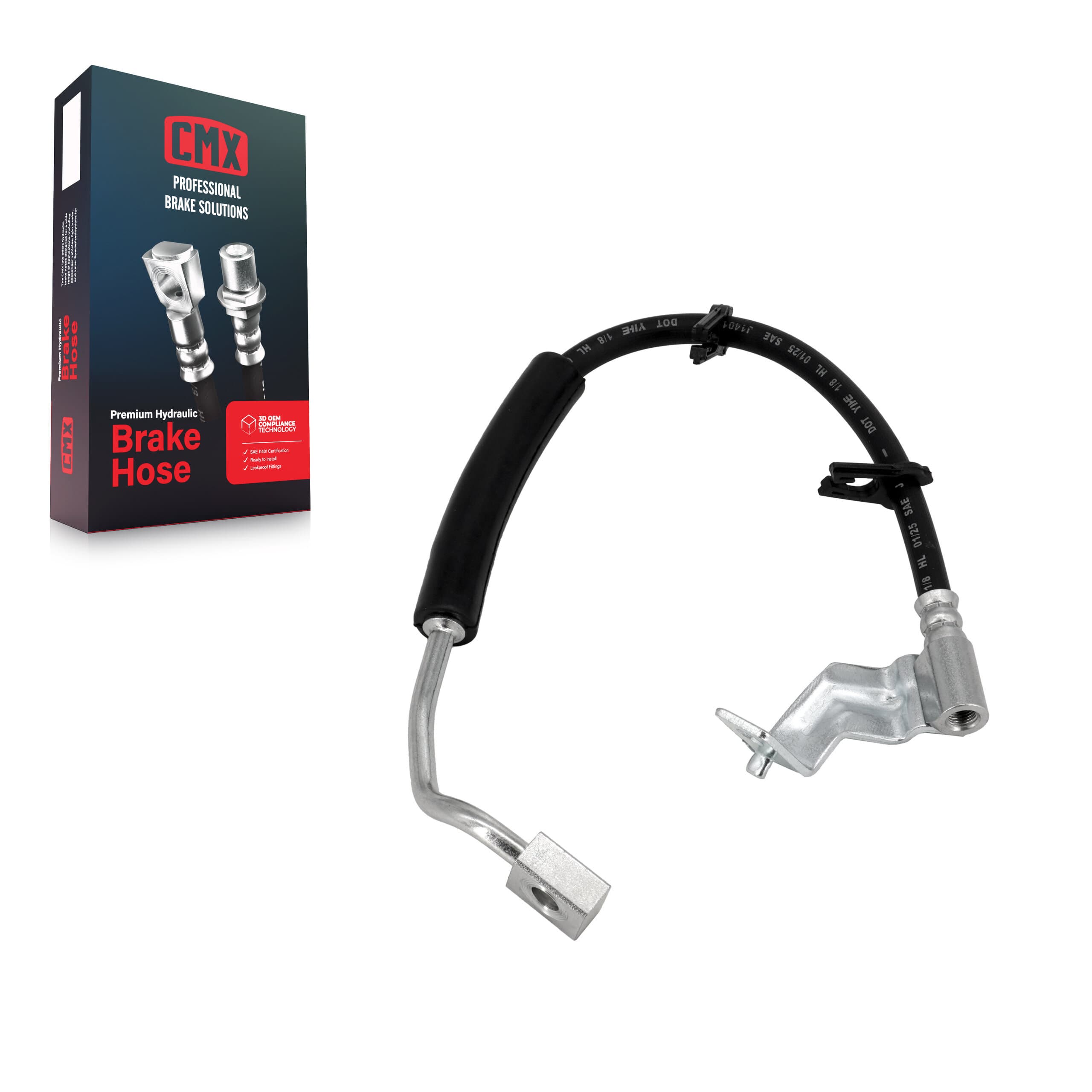 CMX - 12-H380556 - Front Right Brake Hydraulic Hose image 1