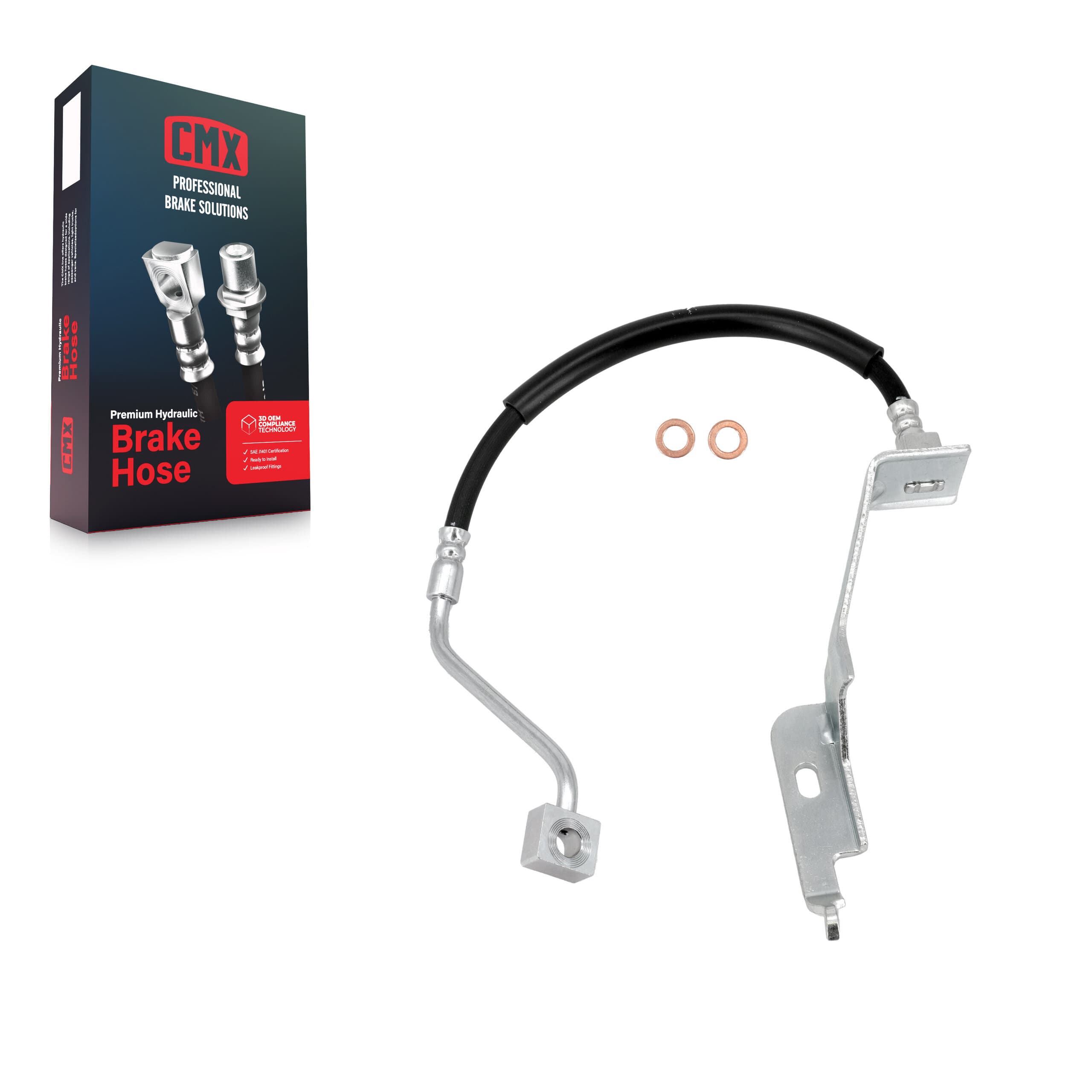 CMX - 12-H620135 - Front Right Brake Hydraulic Hose image 1