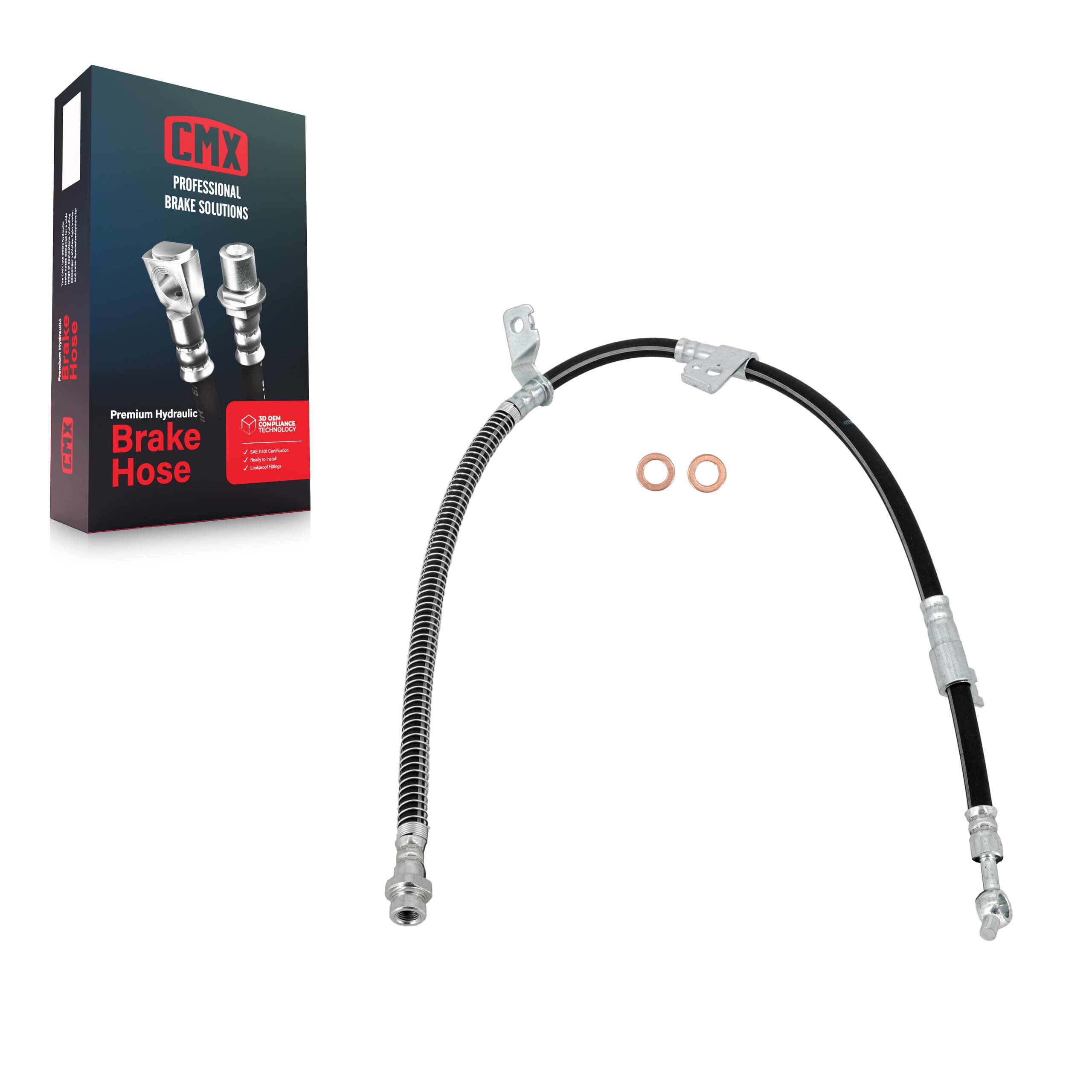 CMX - 12-H620951 - Front Right Brake Hydraulic Hose image 1