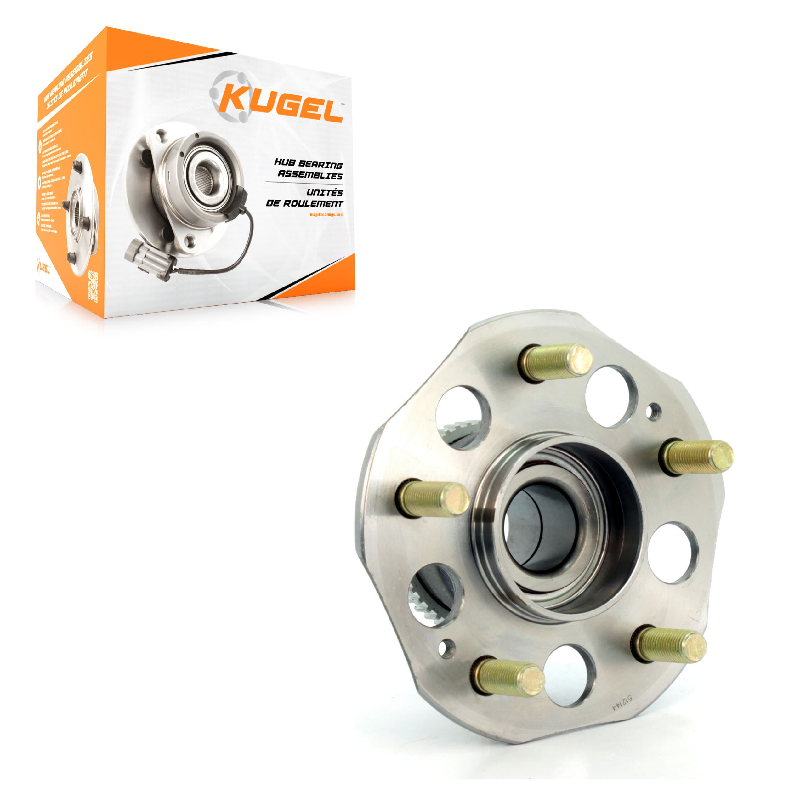 Kugel - 70-512144 - Rear Wheel Bearing and Hub Assembly image 1