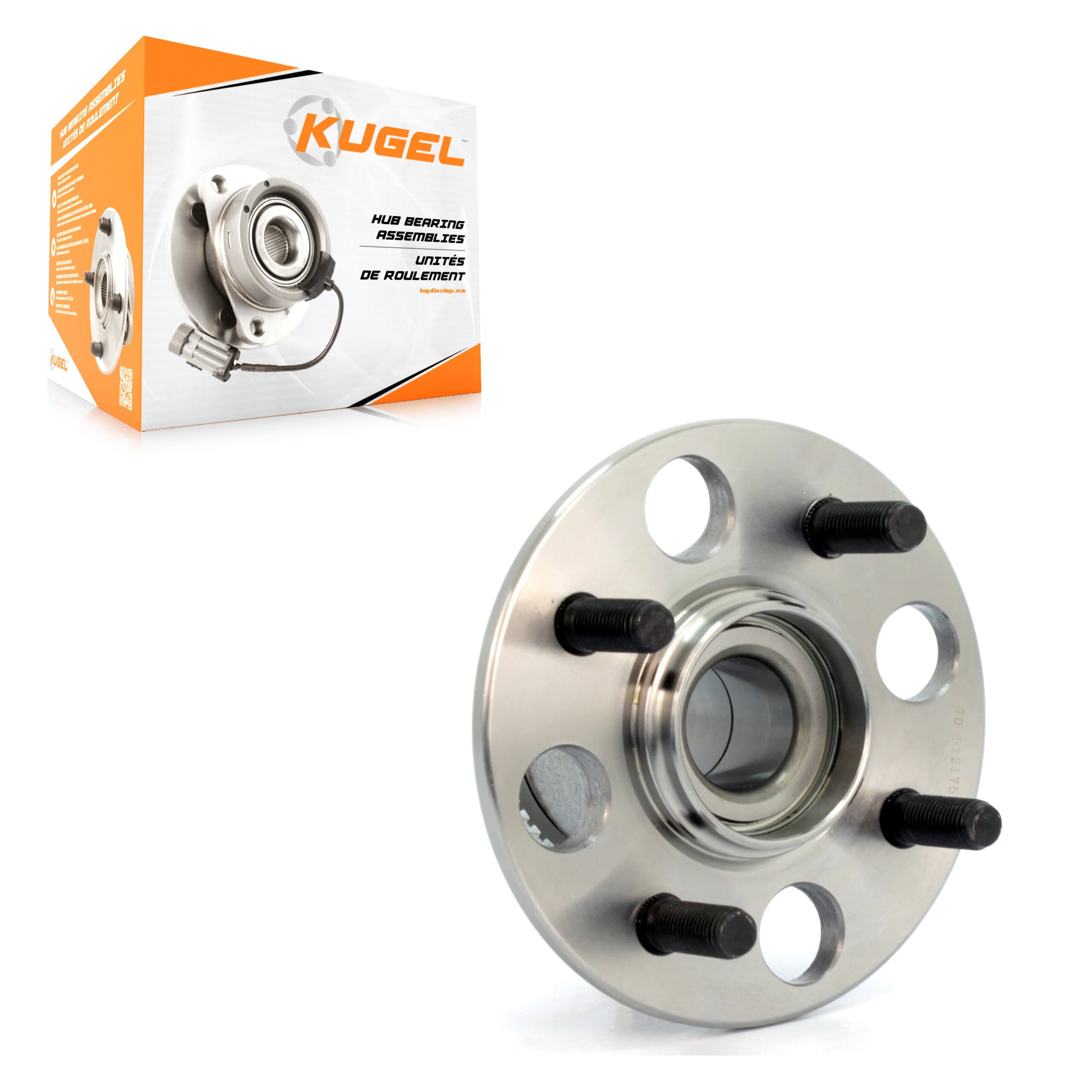 Kugel - 70-512175 - Rear Wheel Bearing and Hub Assembly image 1