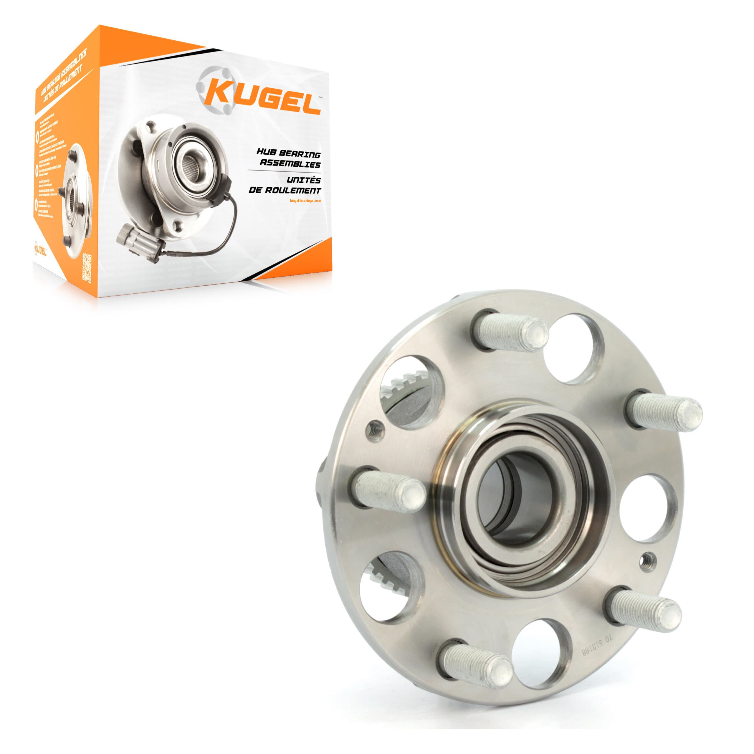 Kugel - 70-512188 - Rear Wheel Bearing and Hub Assembly image 1