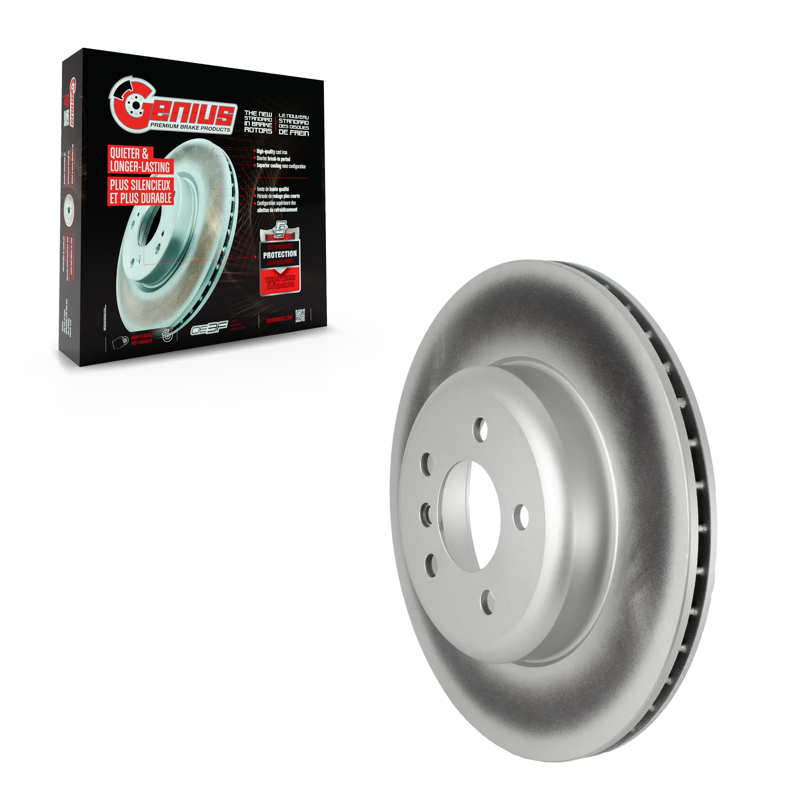 Genius - GCR-G8116 - Rear Disc Brake Rotor image 1