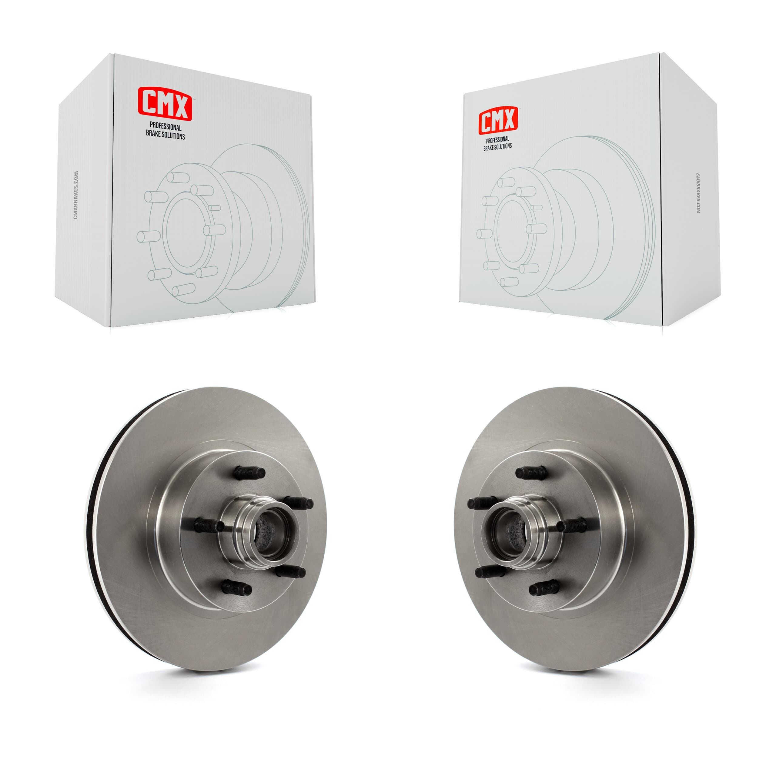 CMX - K8-100026 - Front Disc Brake Rotor and Hub Assembly Kits image 1