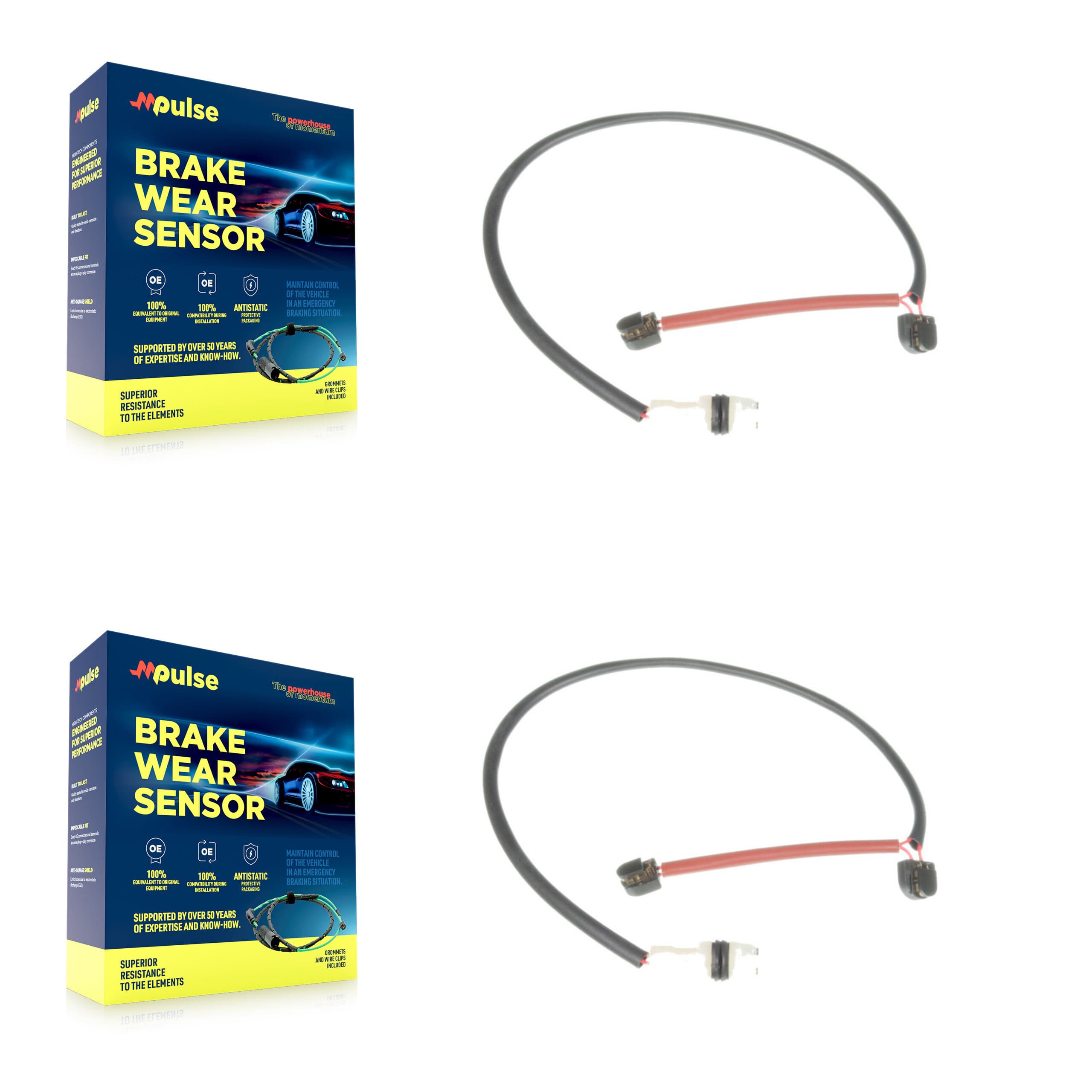 Mpulse - KSE-100001 - Front Disc Brake Pad Wear Sensor Kits image 1