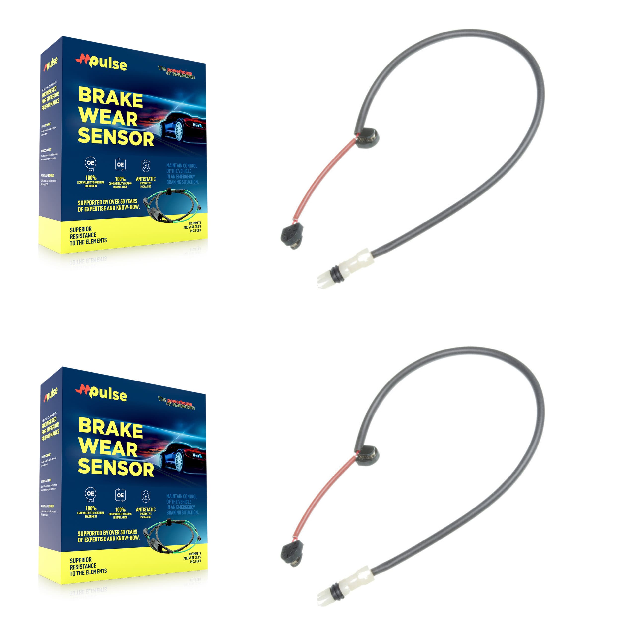 Mpulse - KSE-100004 - Front Disc Brake Pad Wear Sensor Kits image 1