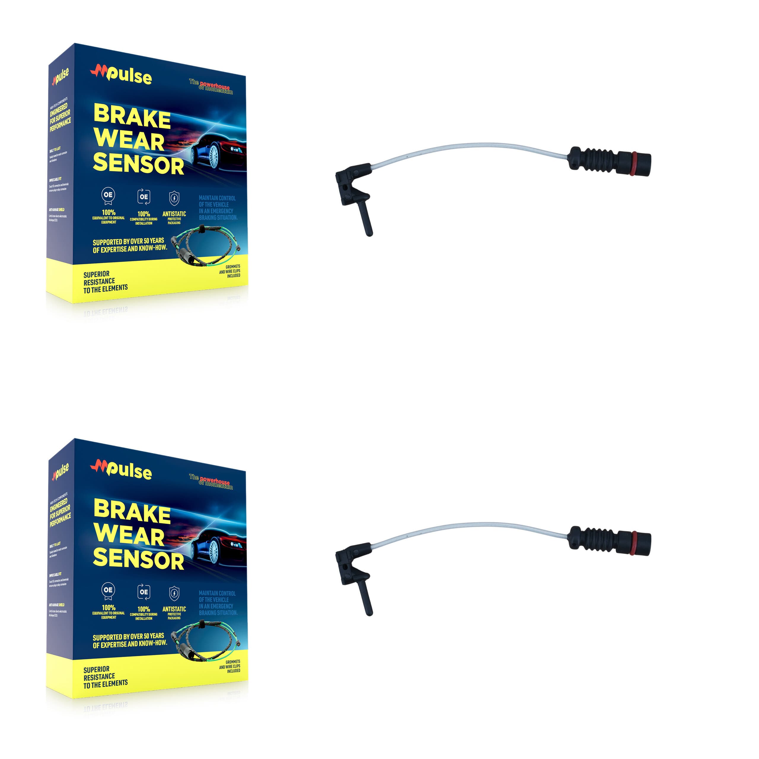 Mpulse - KSE-100009 - Front Disc Brake Pad Wear Sensor Kits image 1