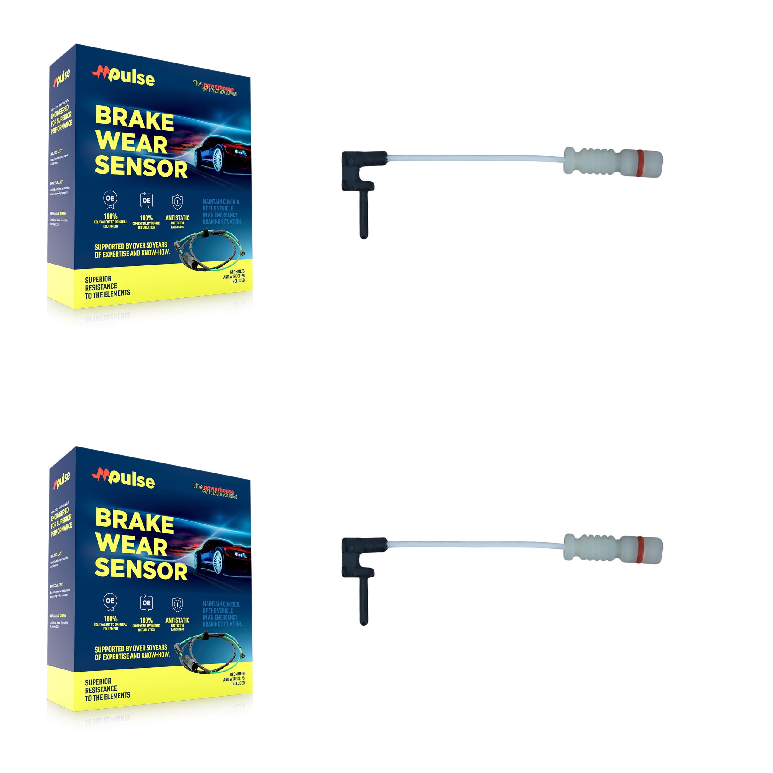 Mpulse - KSE-100011 - Front Disc Brake Pad Wear Sensor Kits image 1
