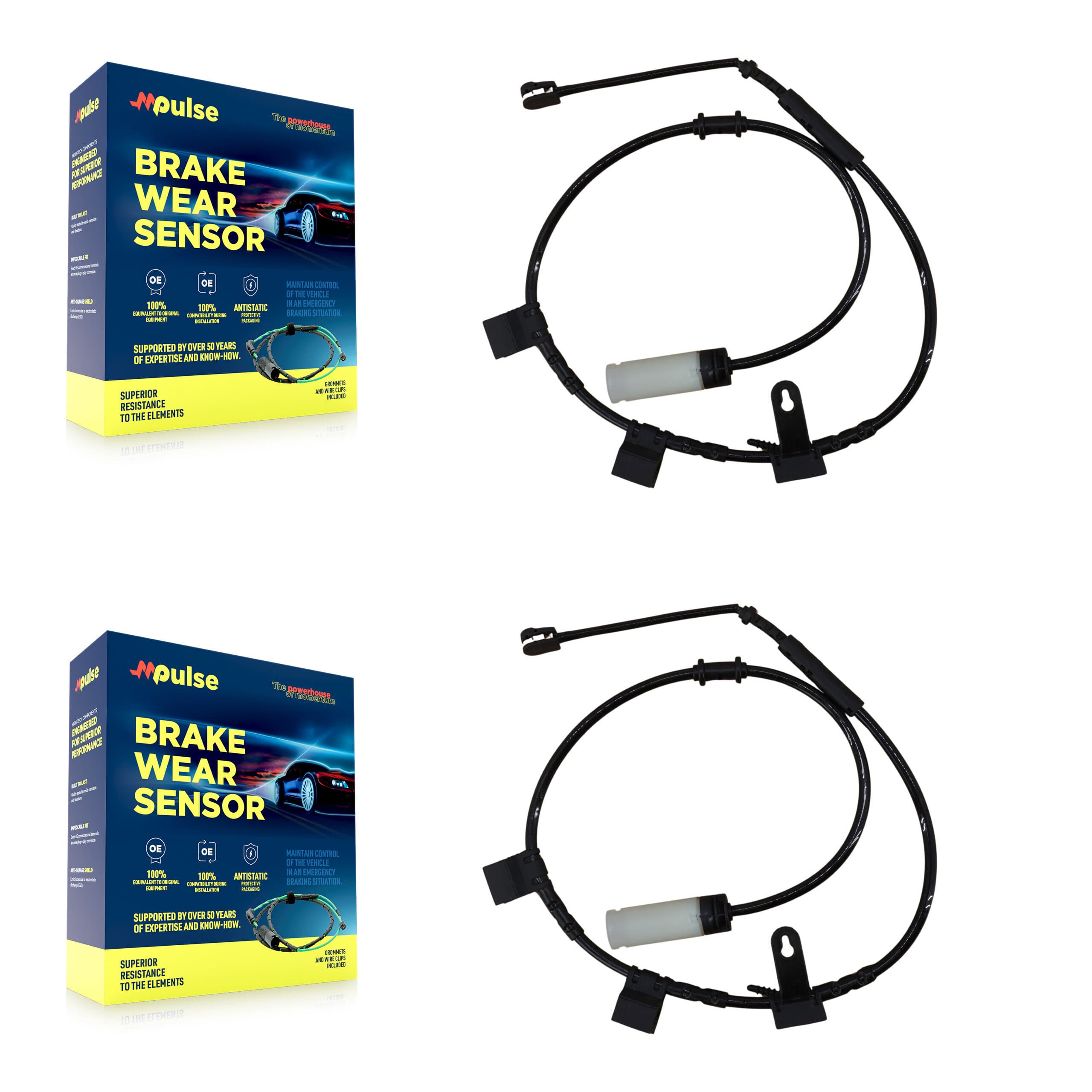 Mpulse - KSE-100012 - Front Disc Brake Pad Wear Sensor Kits image 1