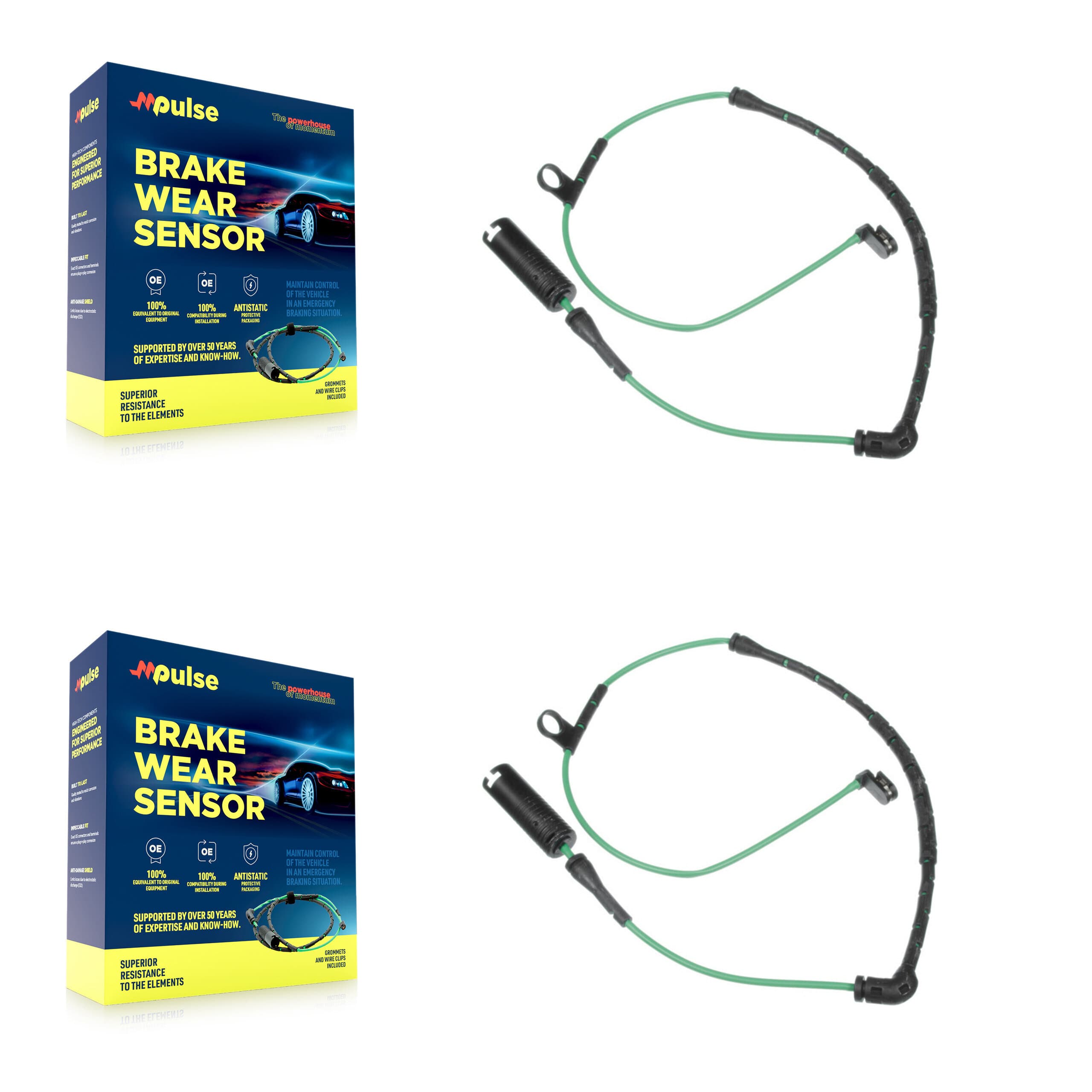 Mpulse - KSE-100016 - Front Disc Brake Pad Wear Sensor Kits image 1