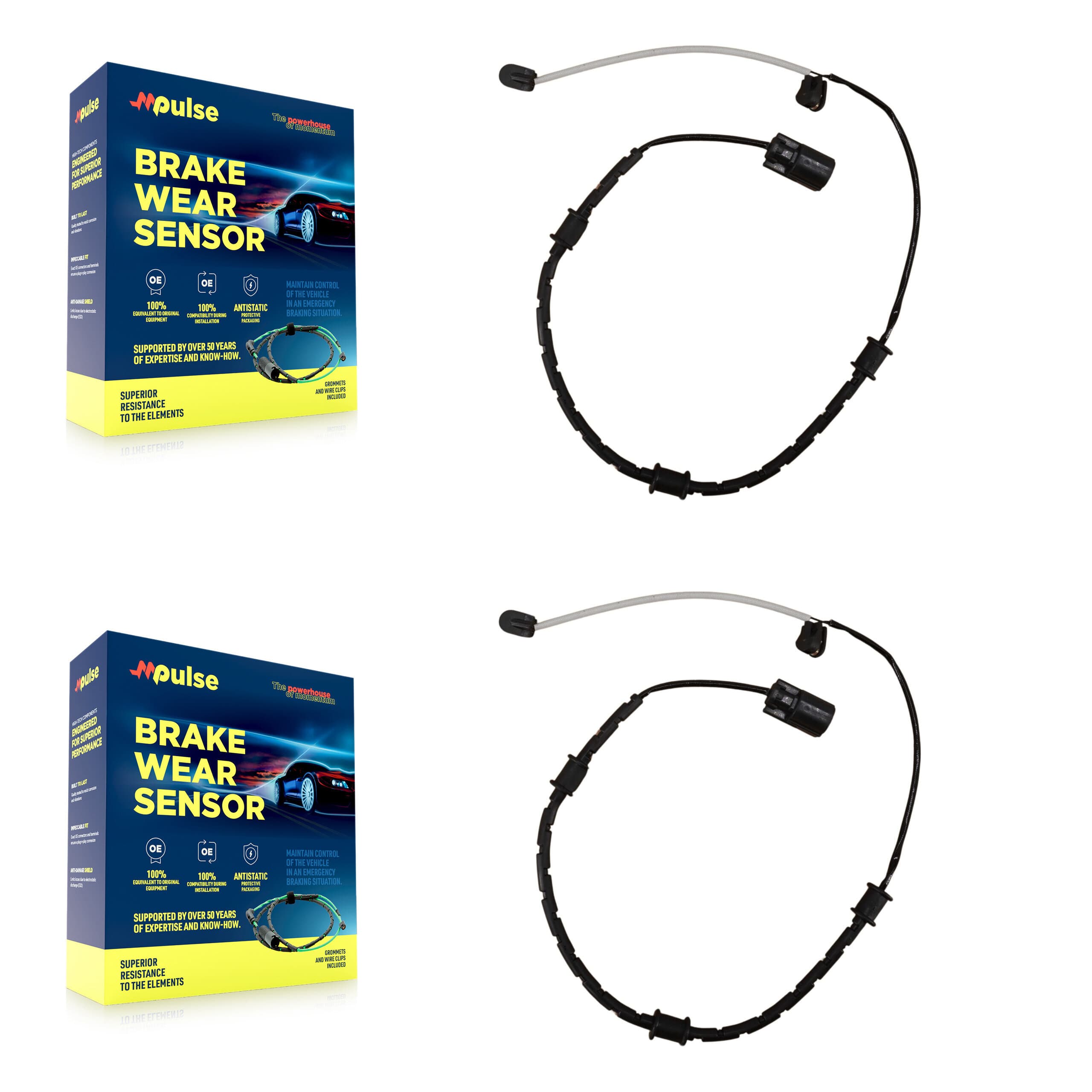 Mpulse - KSE-100022 - Front Disc Brake Pad Wear Sensor Kits image 1